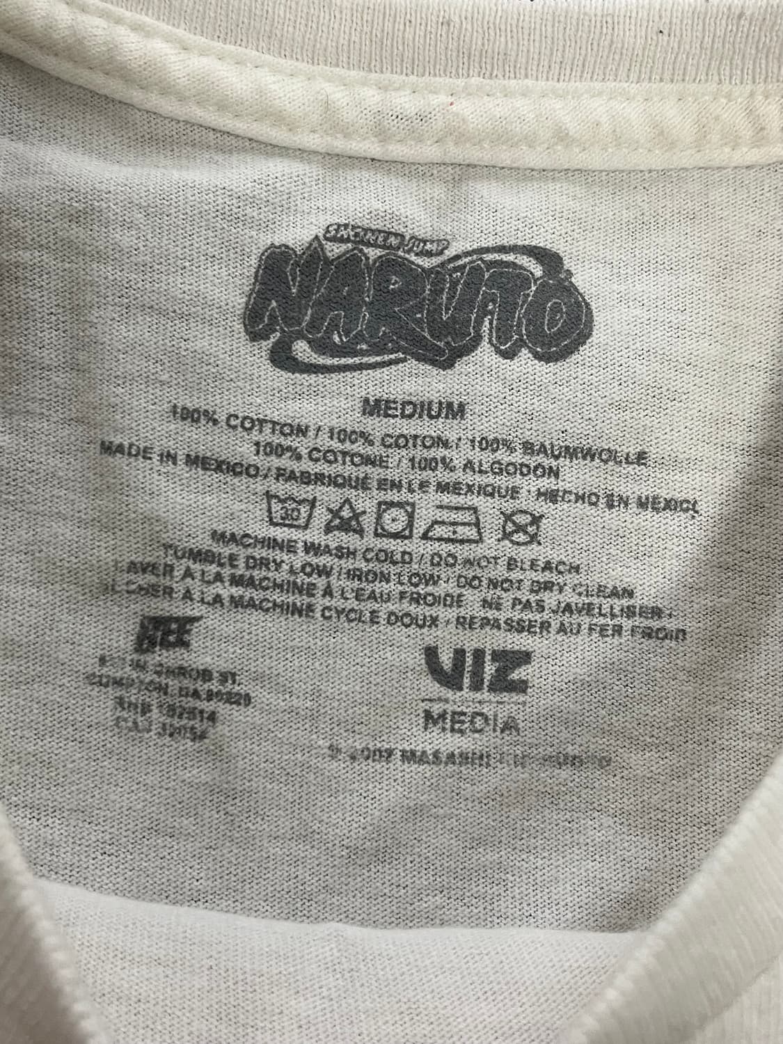 Late 2000s Naruto Official T Shirts 상품이미지3