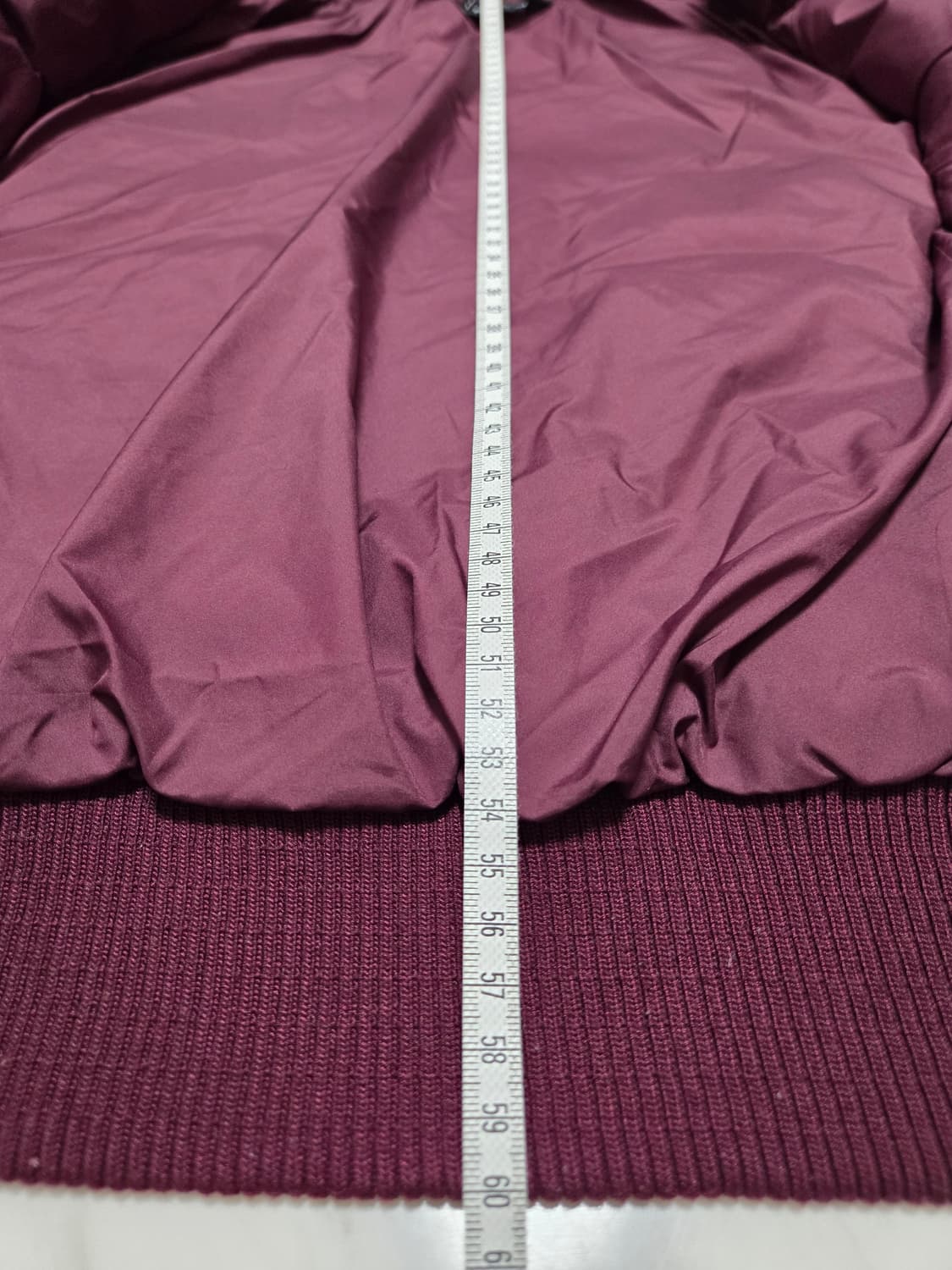 노스페이스 버건디 구스다운 숏패딩 상품이미지8