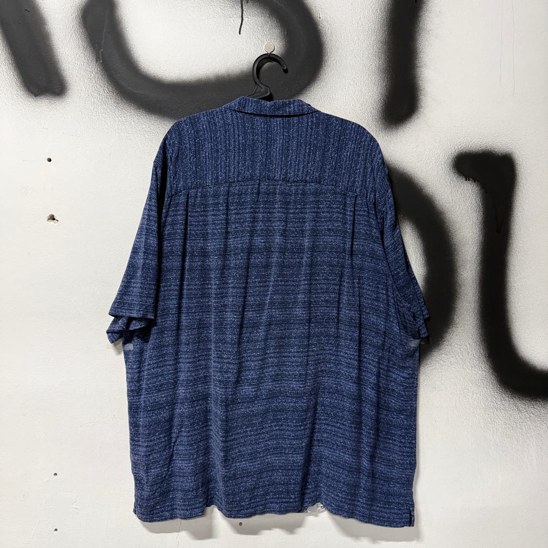 VTG 빈티지 빅사이즈 오리엔탈 플라워 패턴 반팔 셔츠 상품이미지2