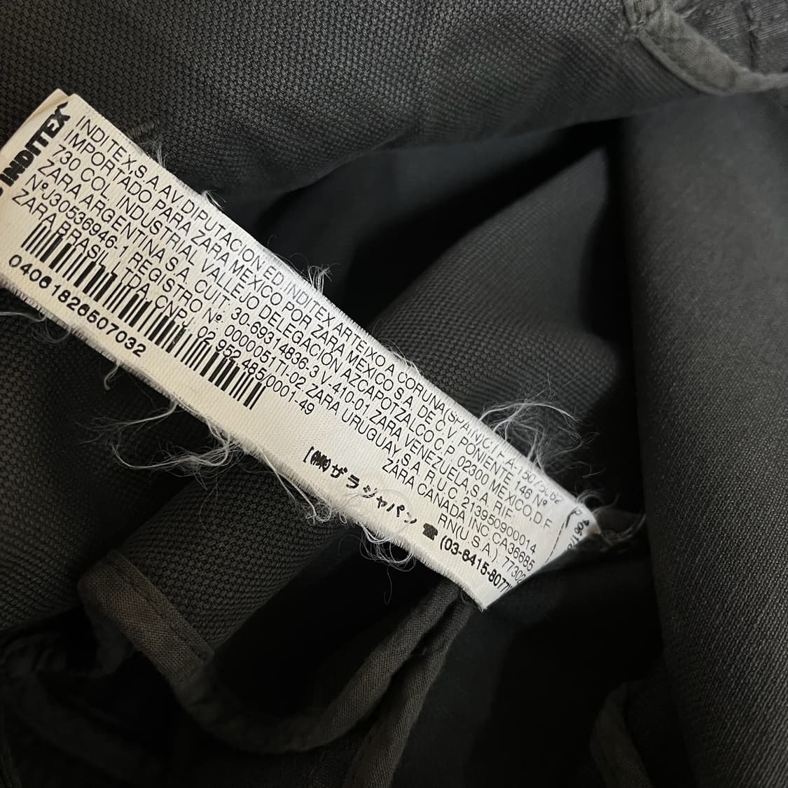 자라 넥비죠 버튼업 포켓 야상 필드자켓 [다크 차콜] M/95 상품이미지7