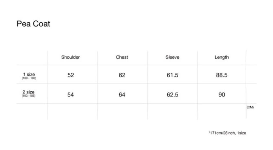 ham 함 블랙 피코트 상품이미지3