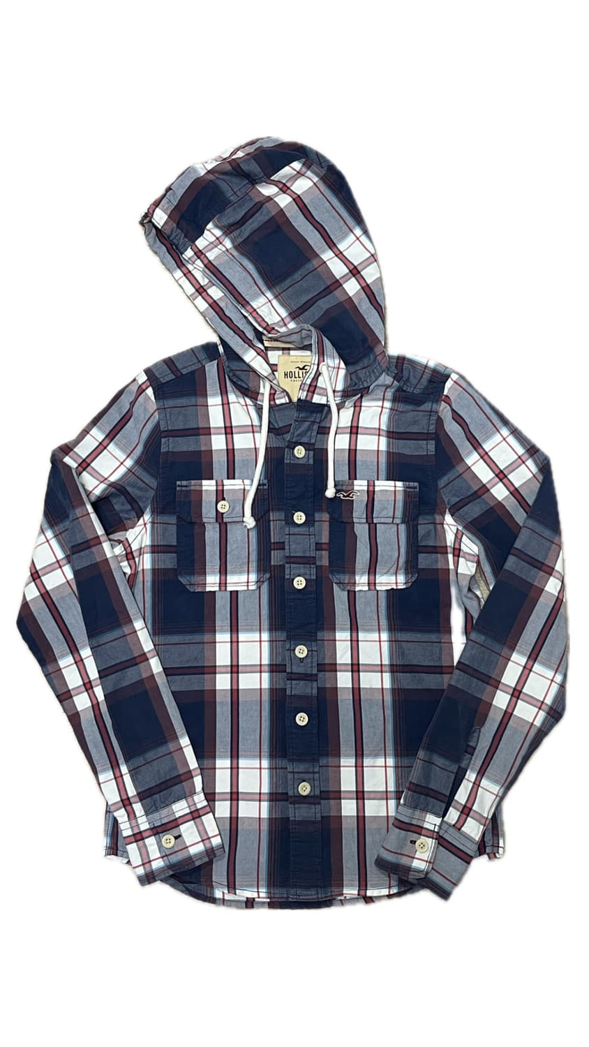 Hollister 홀리스터 후드 체크 셔츠 상품이미지6