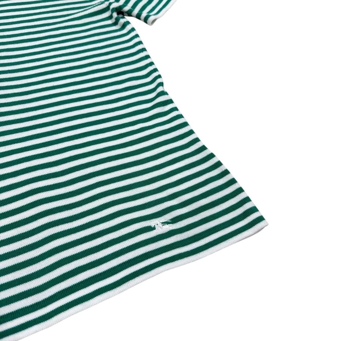 버버리 빈티지 모리걸 스트라이프 헨리넥 반팔티 그린 L 상품이미지3