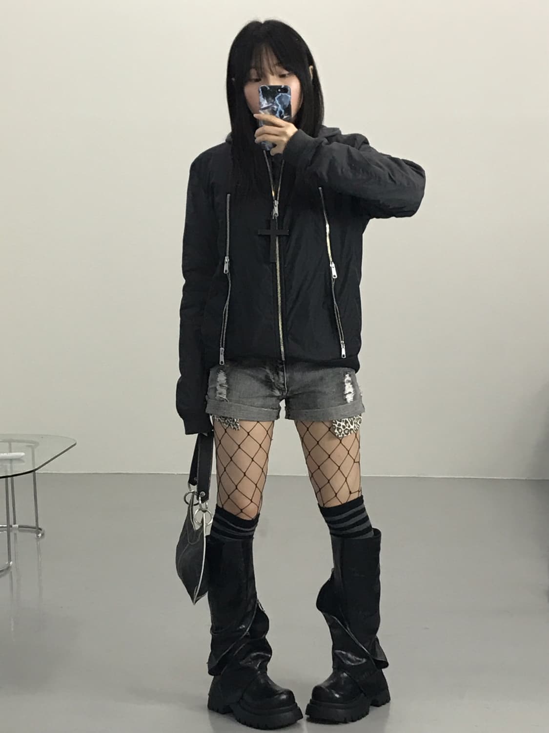 Moussy Zipper Details Blousons 상품이미지2