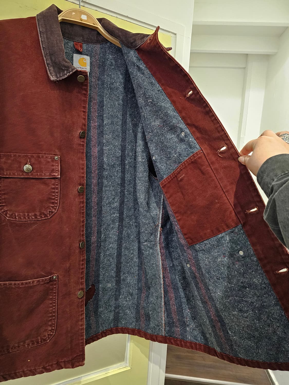 Carhartt 브릭 워크자켓(겨울 라이닝) 상품이미지7