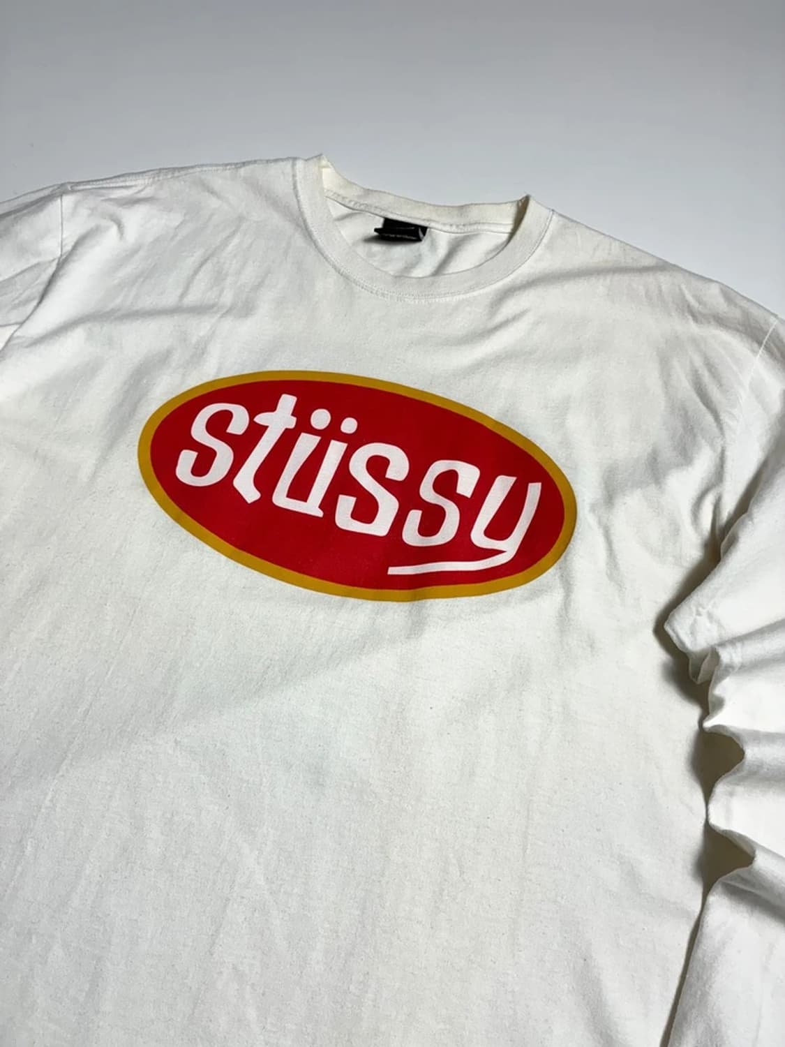 스투시 STUSSY 핏스탑 화이트 코튼 롱슬리브 R1431 상품이미지2