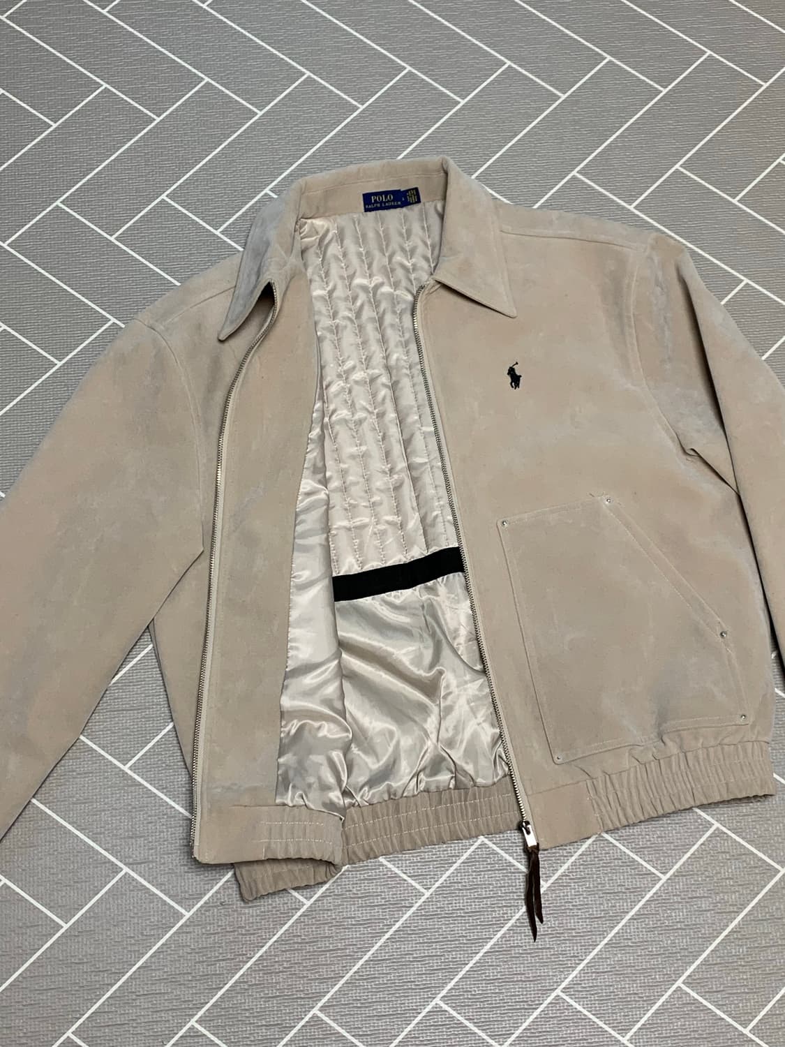 폴로 스웨이드 자켓 상품이미지1