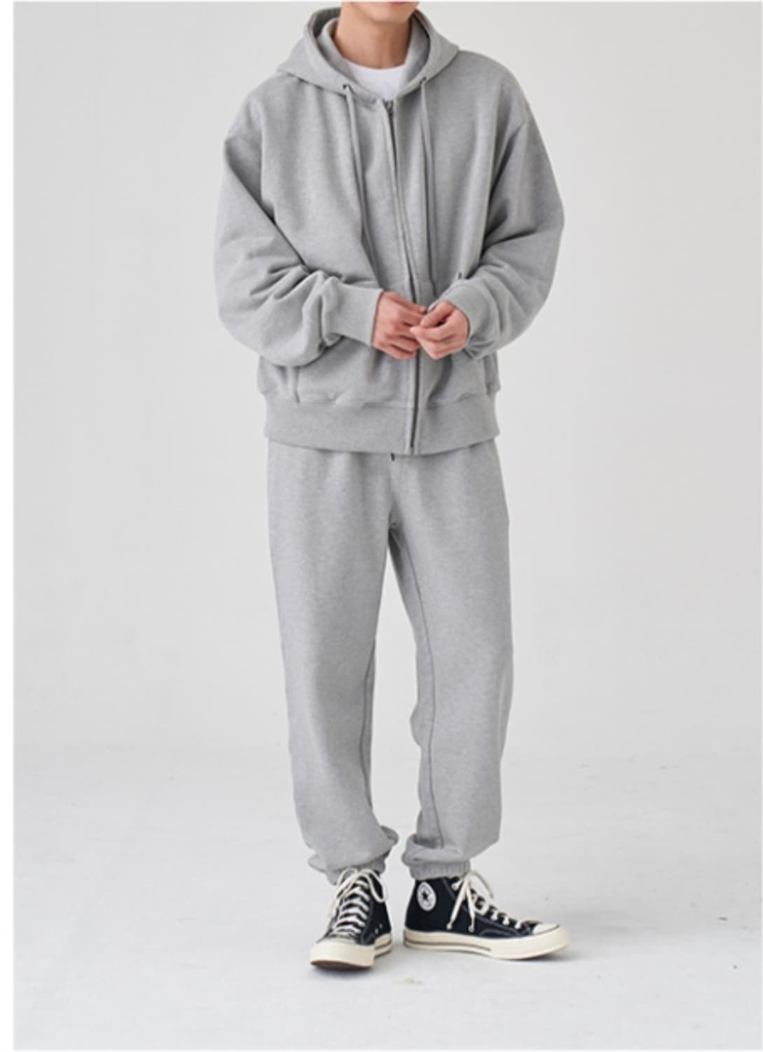 새제품 셋업 L) 토피 후드 집업 셋업 상품이미지1