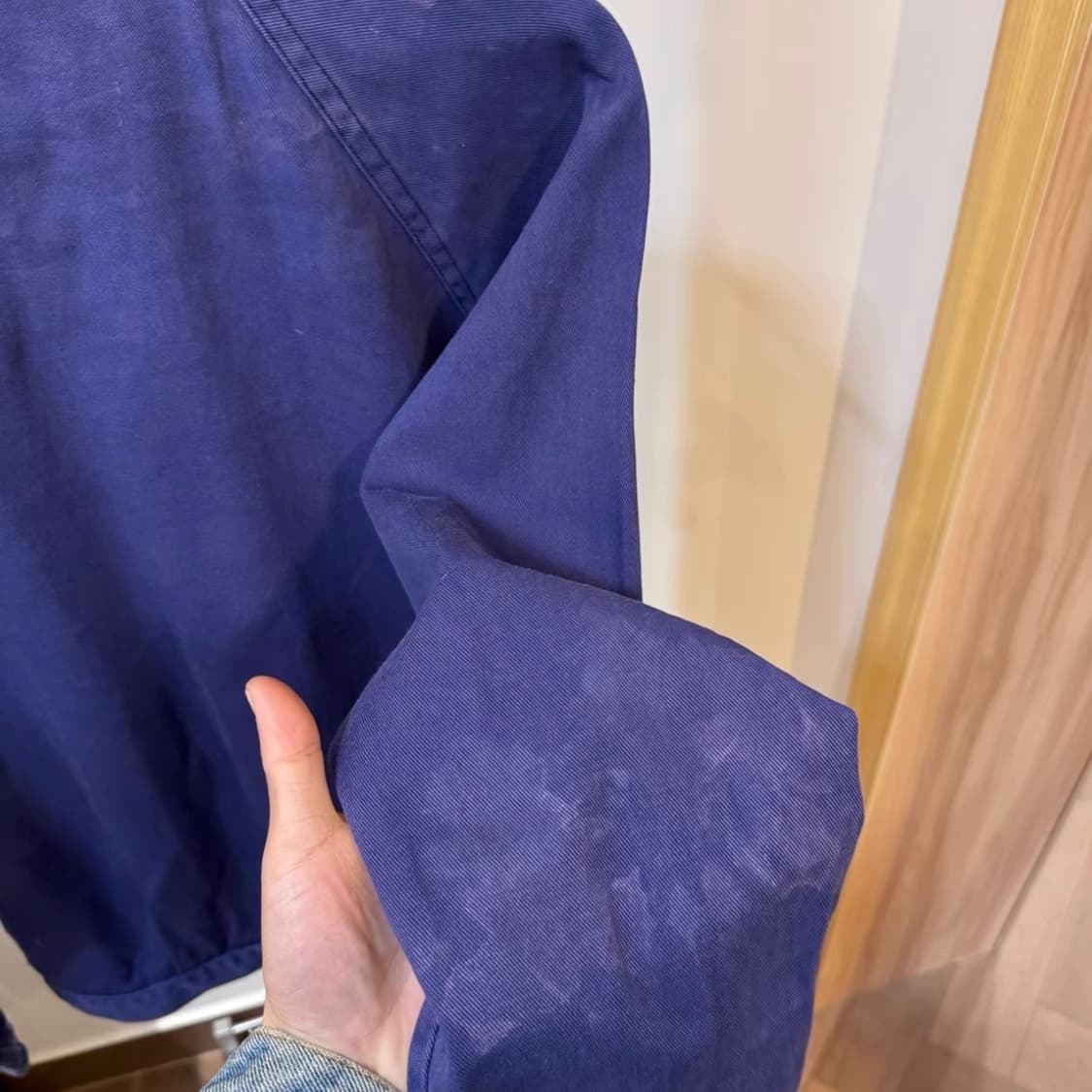 90s 유러피안 프렌치 워크자켓 (인디고 / 투포켓 숏 버전) 상품이미지6