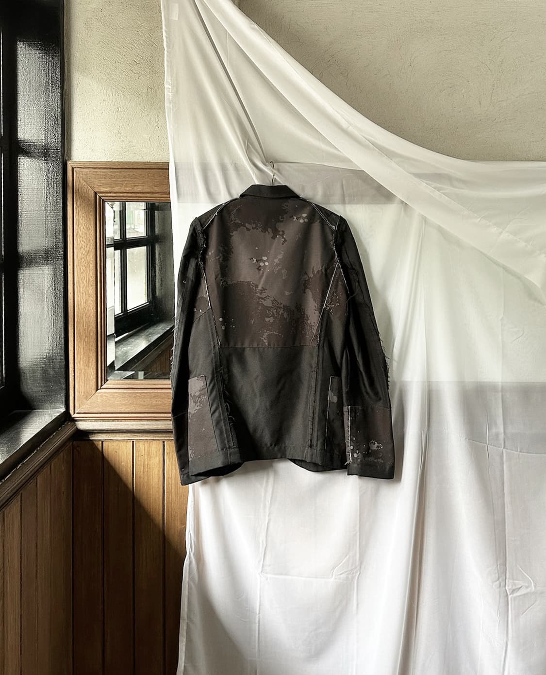 COMME DES GARCONS black paint jacket 상품이미지7