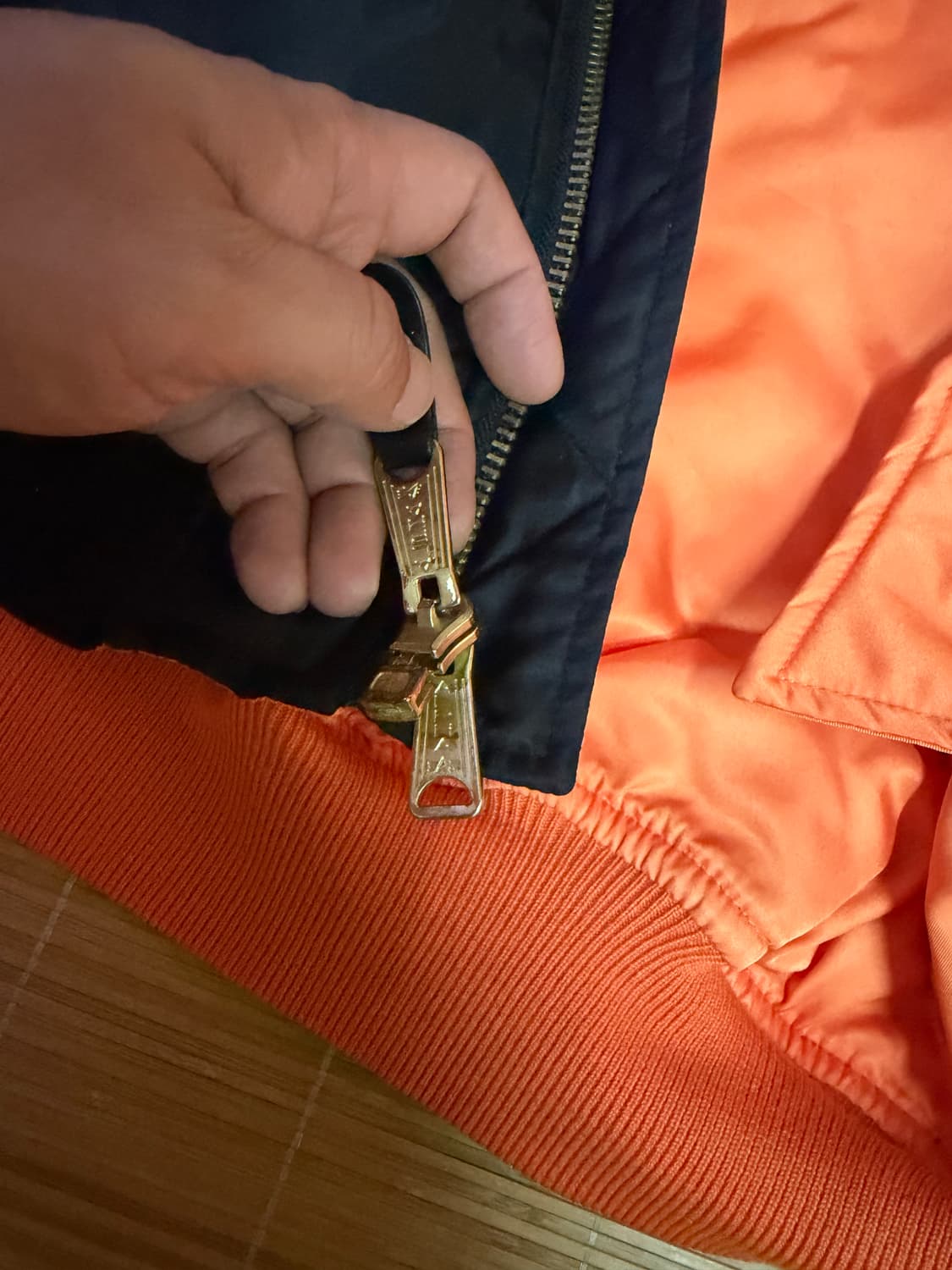 VETEMENTS 베트멍 성조기 리버시블 양면 점퍼 자켓 100L 상품이미지8