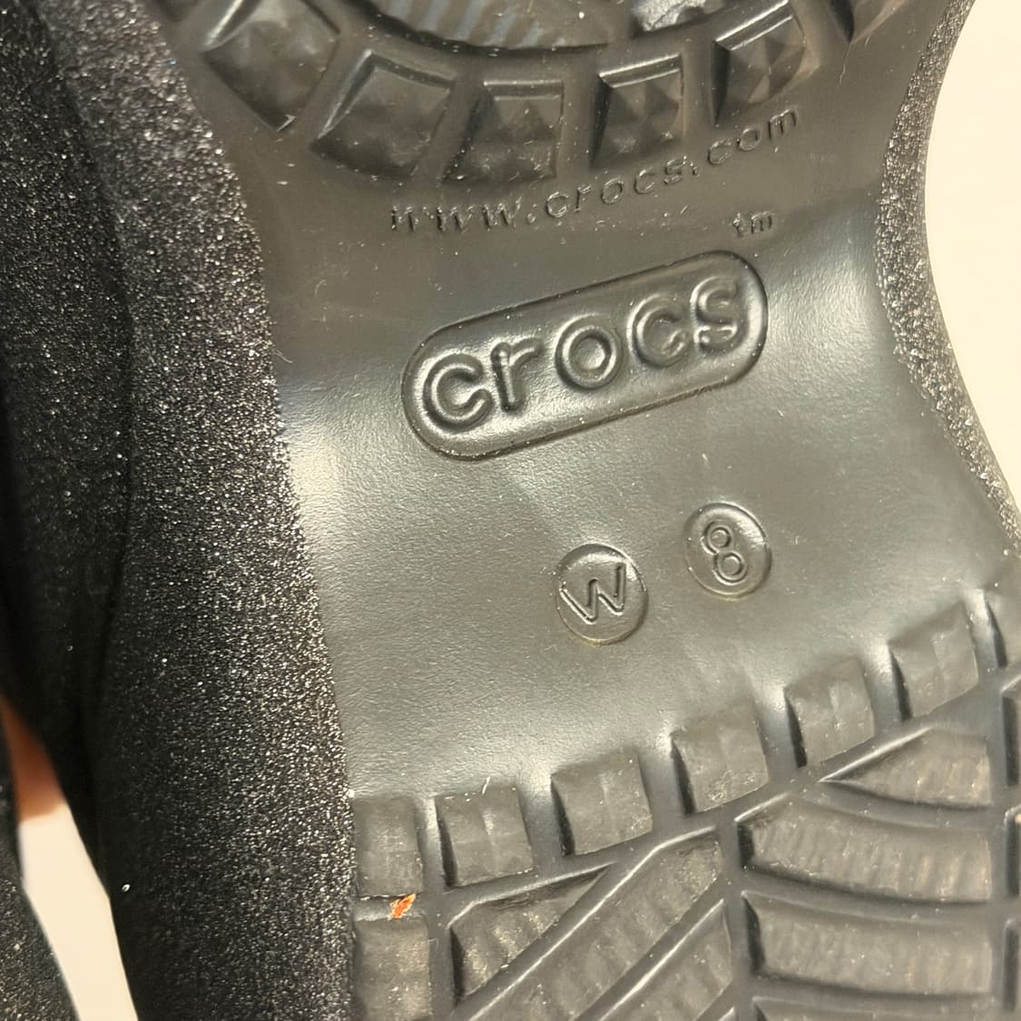 Crocs X SMFK bay clog black glitter 상품이미지5