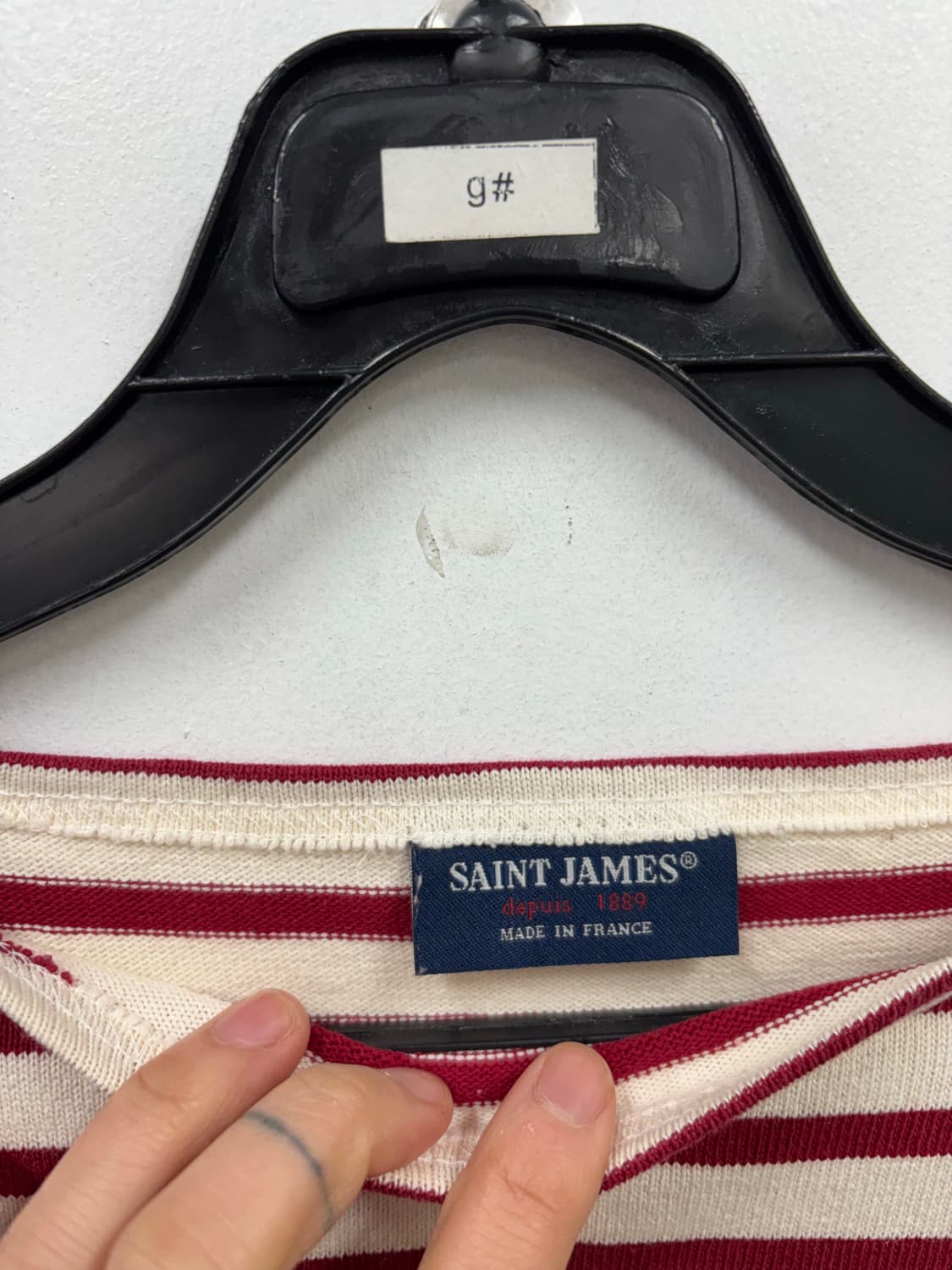 세인트제임스 스트라이프 긴팔 티셔츠 상품이미지4