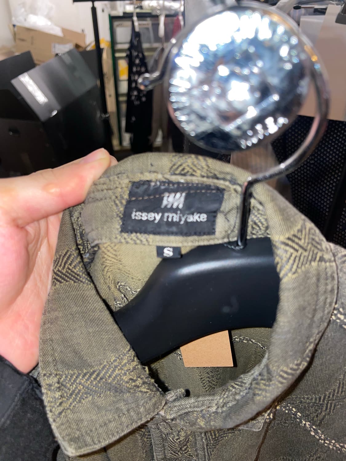 이세미미야케 빈티지 셔츠 s 상품이미지4