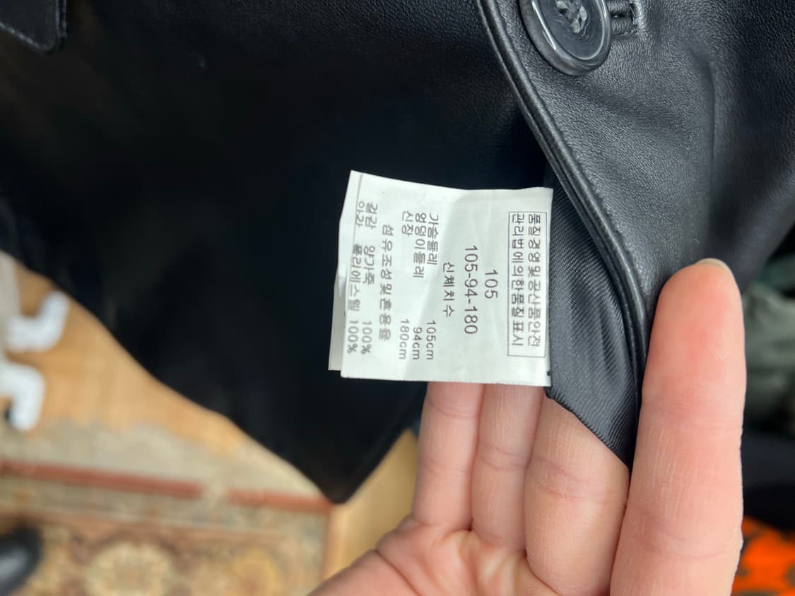 Y2K Black Leather Tailored Blazer  상품이미지4