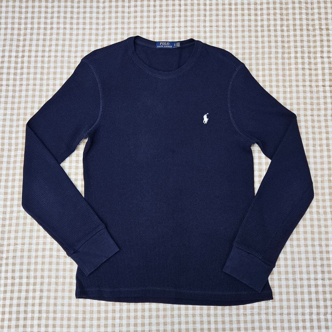 폴로 랄프로렌 와플 슬리브 면티 남자100 상품이미지1