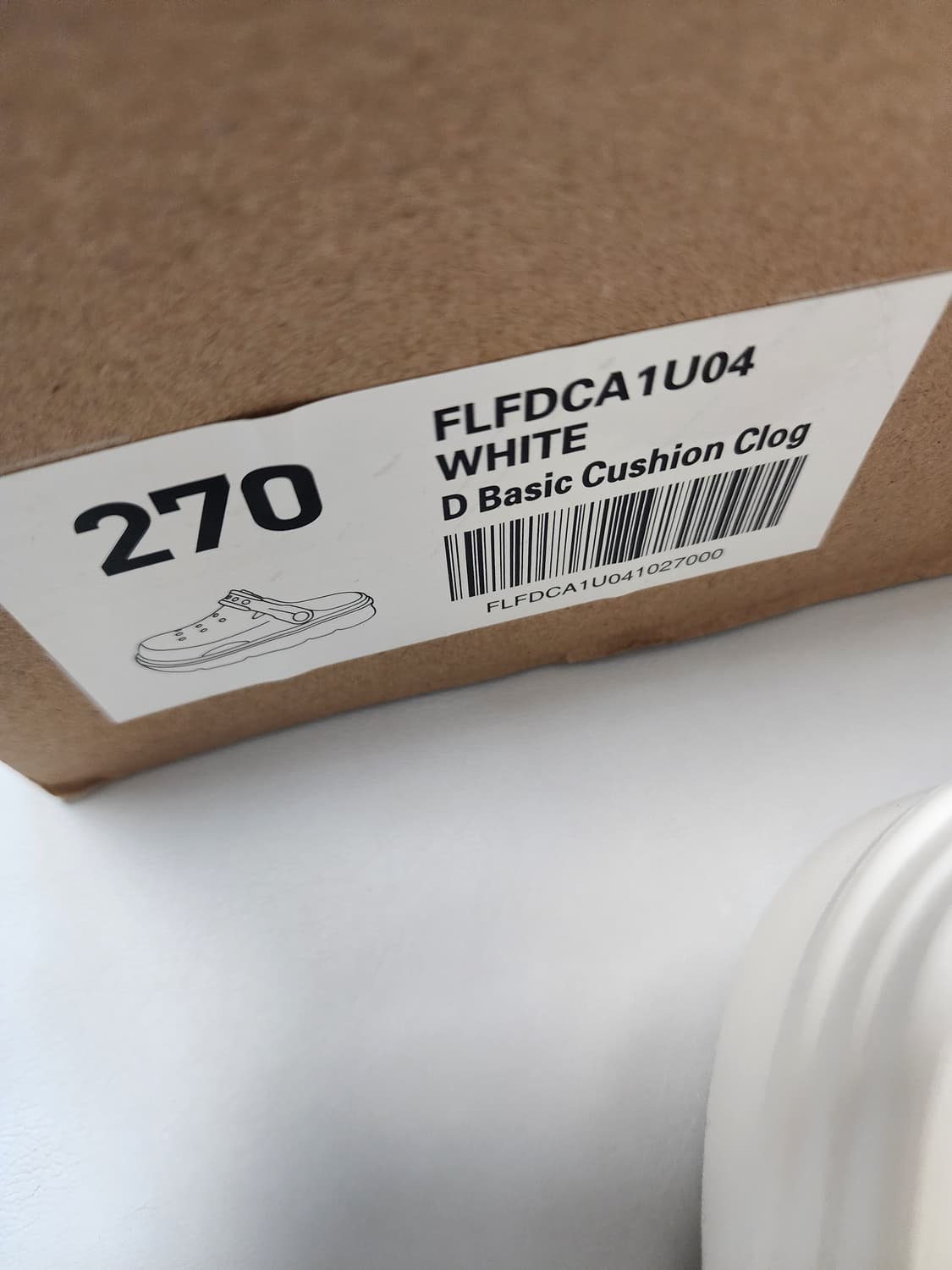 폴더클로그샌들270사이즈화이트 상품이미지6