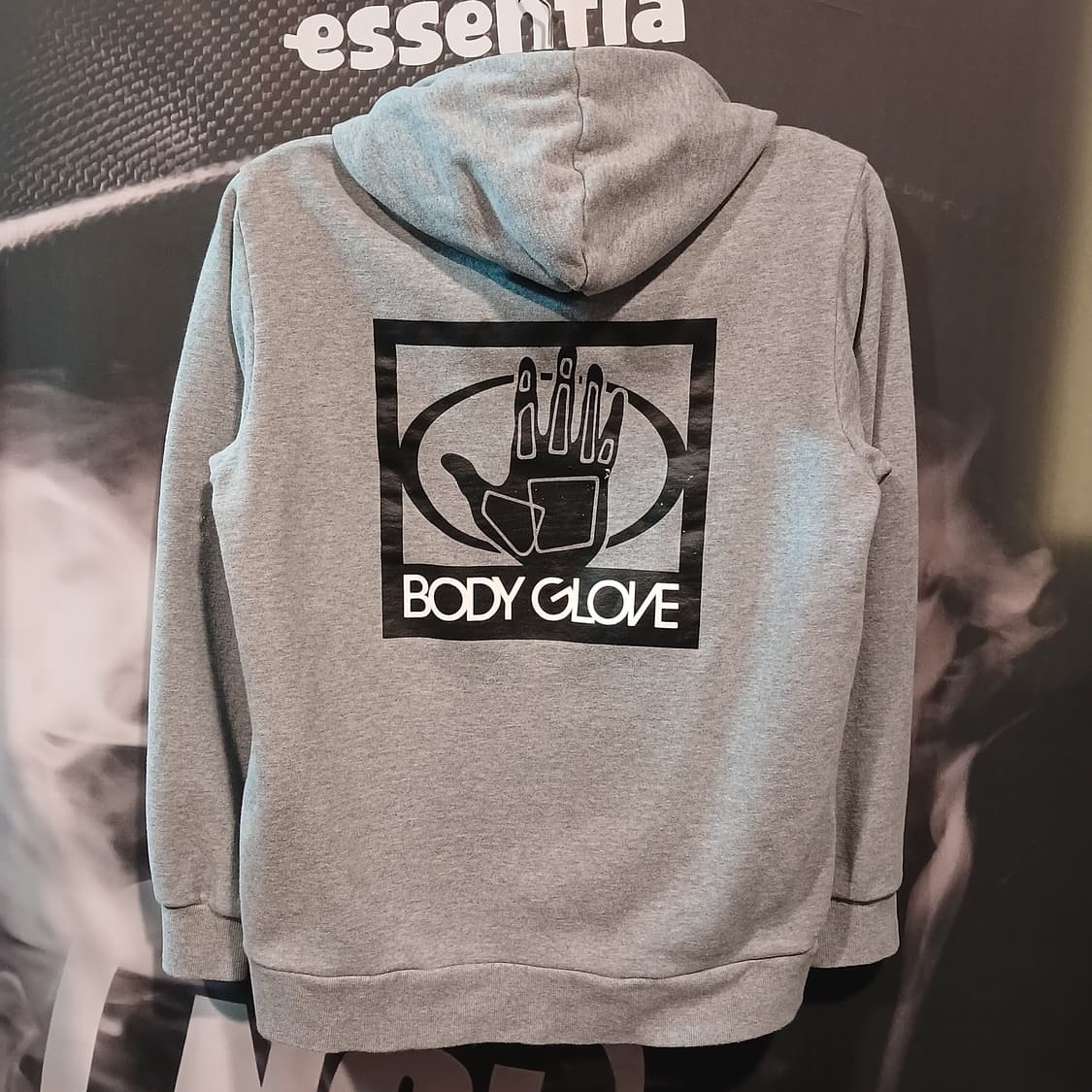 바디글러브 일본판 후드집업 그레이 상품이미지2