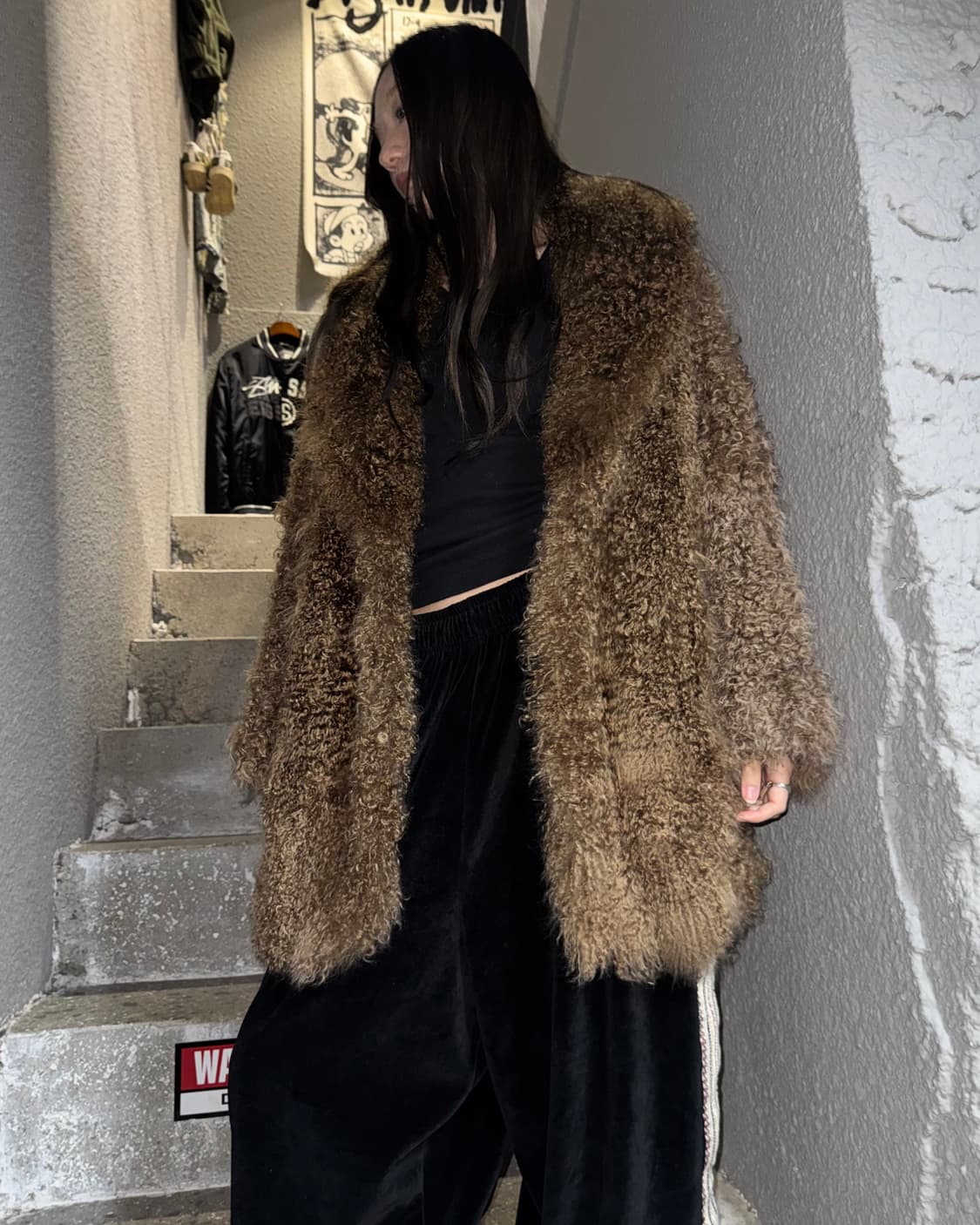 일본빈티지 퍼자켓 상품이미지3