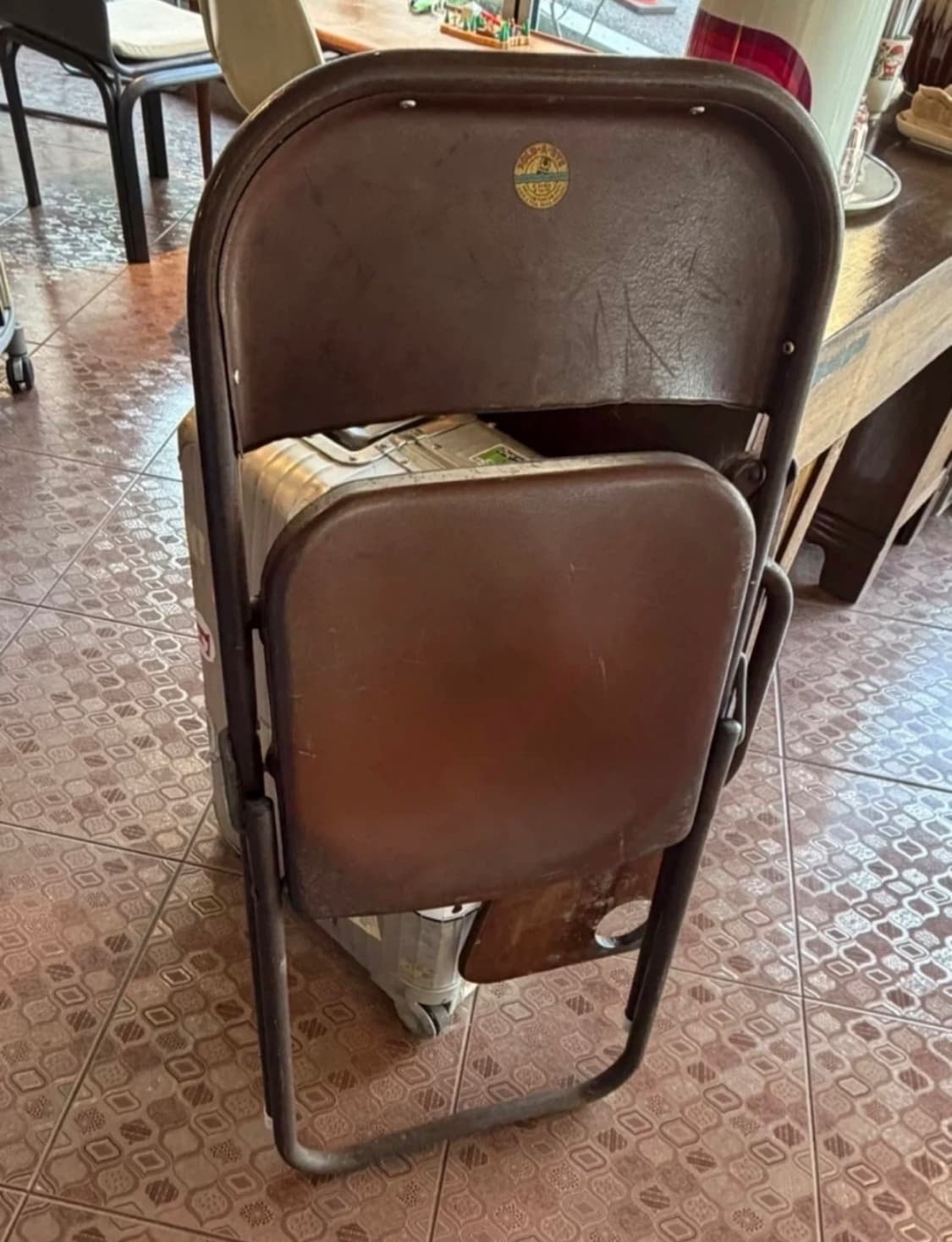 1950s 빈티지 폴딩체어 해 상품이미지2