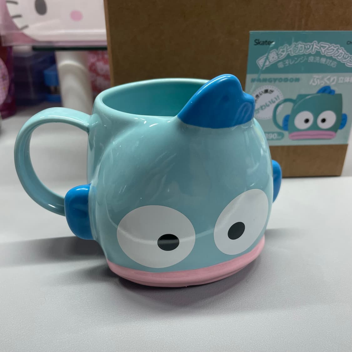 산리오 한교동 입체 도자기 컵 머그잔 스케이터 390ml 상품이미지2