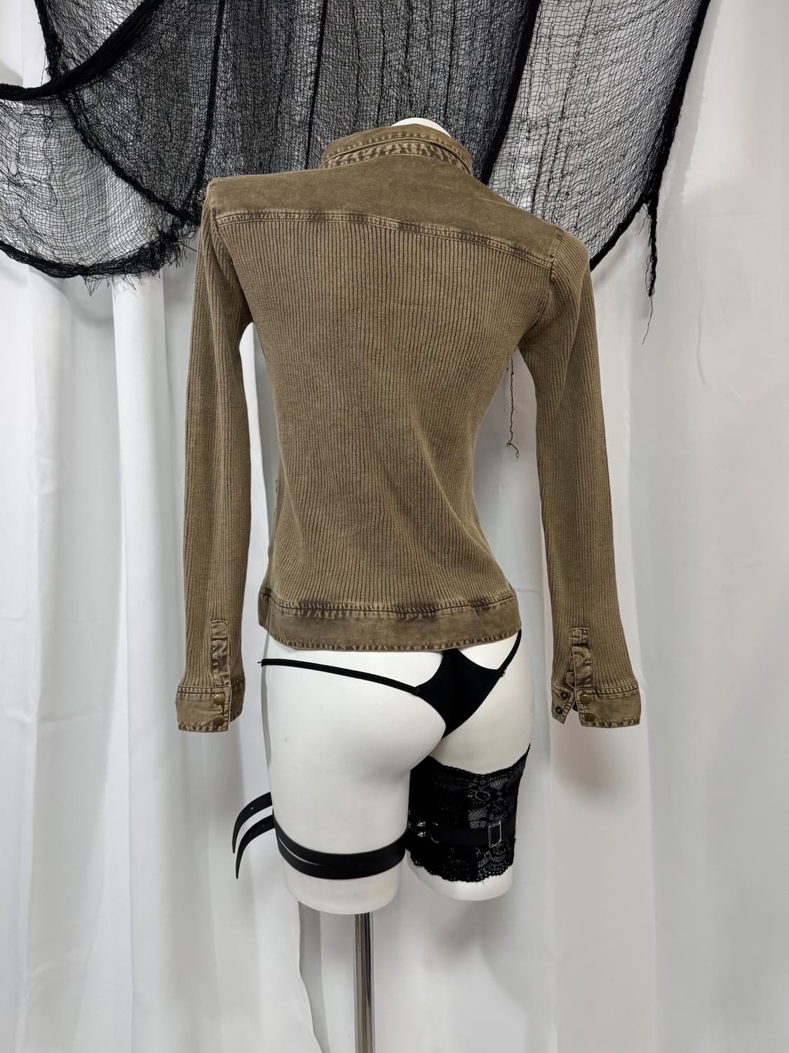 brown pocket zip up 상품이미지4