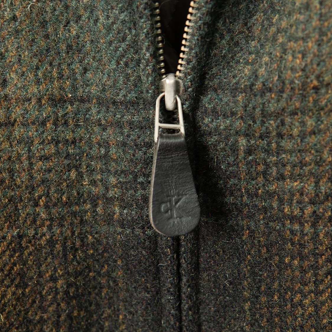 [100] 90s~ 캘빈클라인 CKJ 울 체크 블루종  상품이미지2