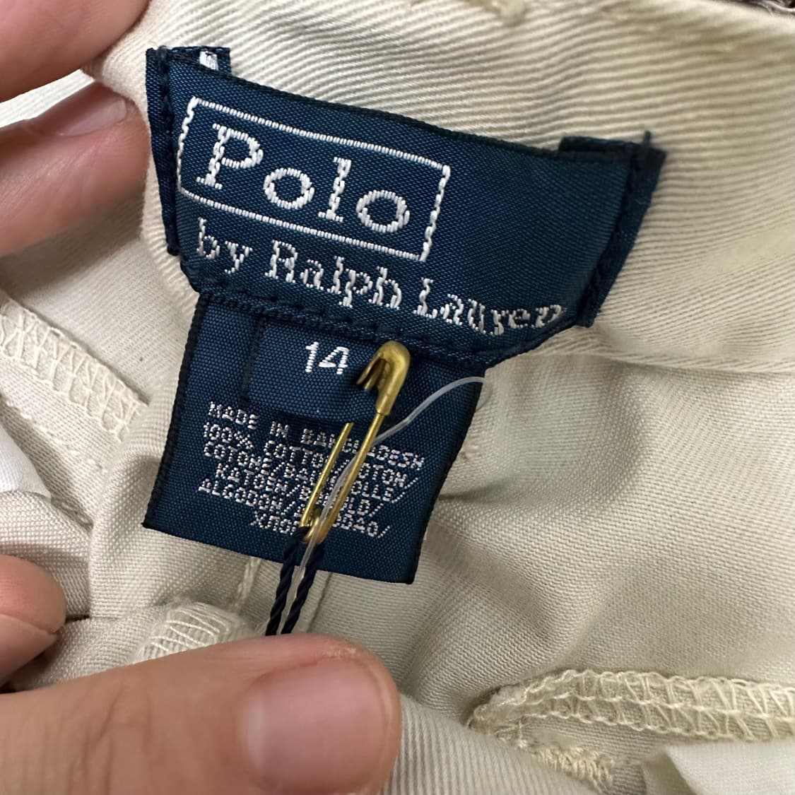 [새상품] POLO 폴로 랄프로렌 포켓 카고 바지 베이지 28인치 상품이미지6