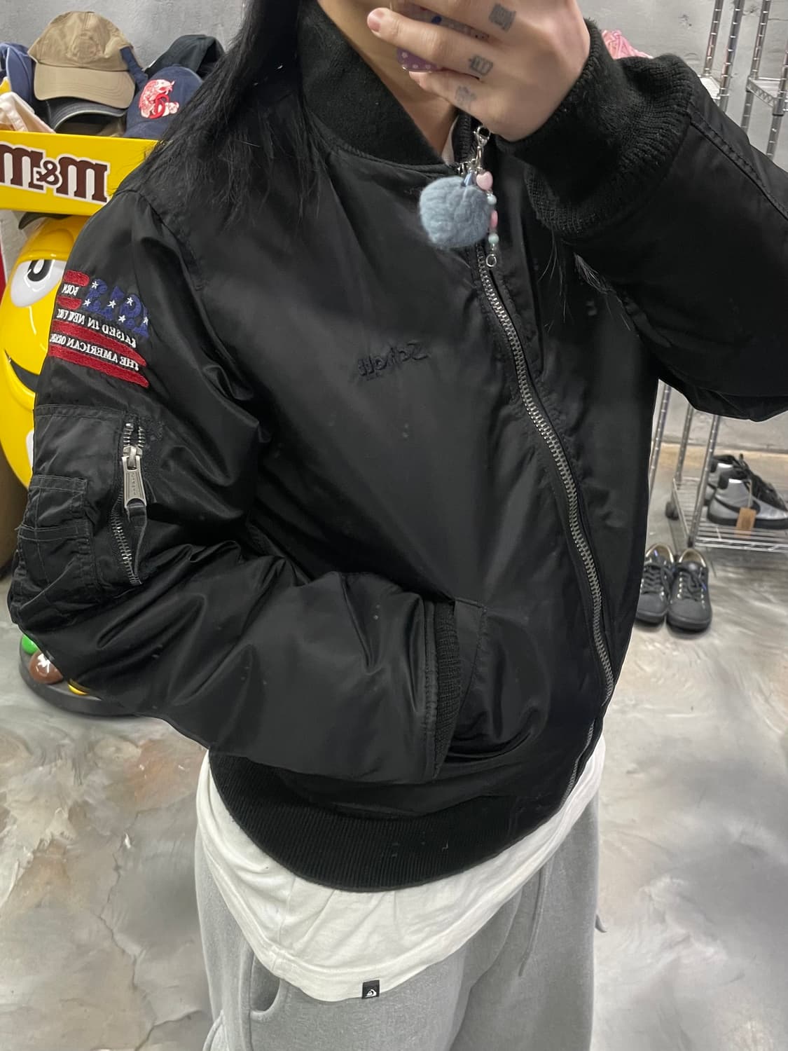 쇼트 MA1 항공 점퍼 상품이미지9