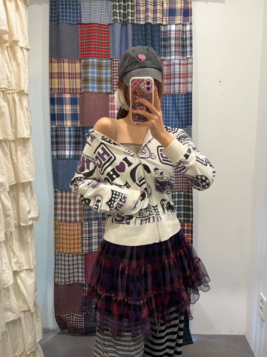 히스테릭글래머 아이러브 히스테릭 후드집업 상품이미지2