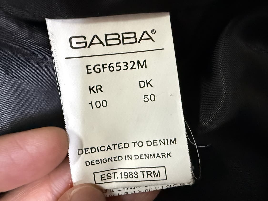 가바 GABBA 가죽 자켓 남성용 100사이즈 상품이미지9