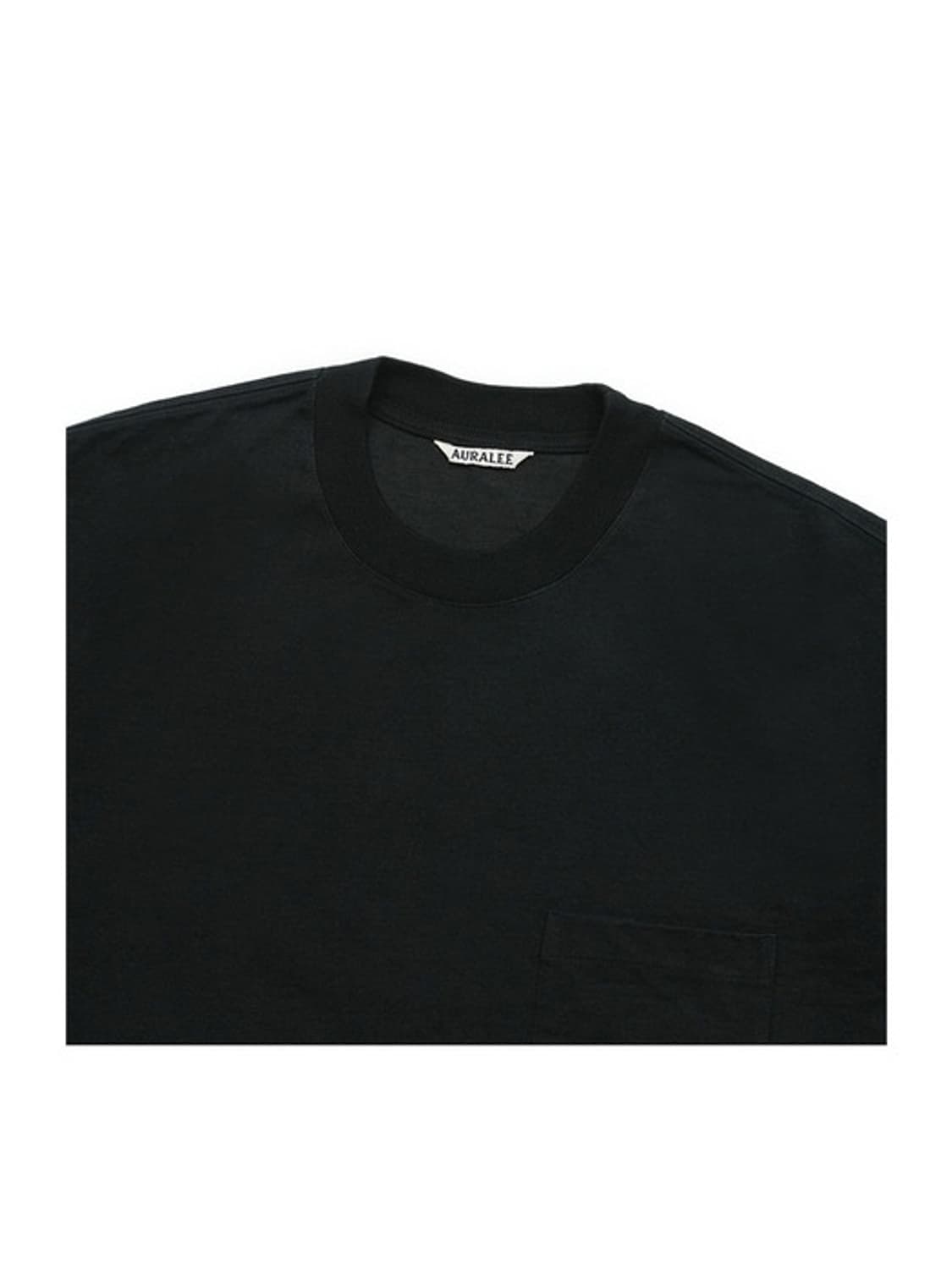 Auralee 코튼 반팔티(4,black) 상품이미지3
