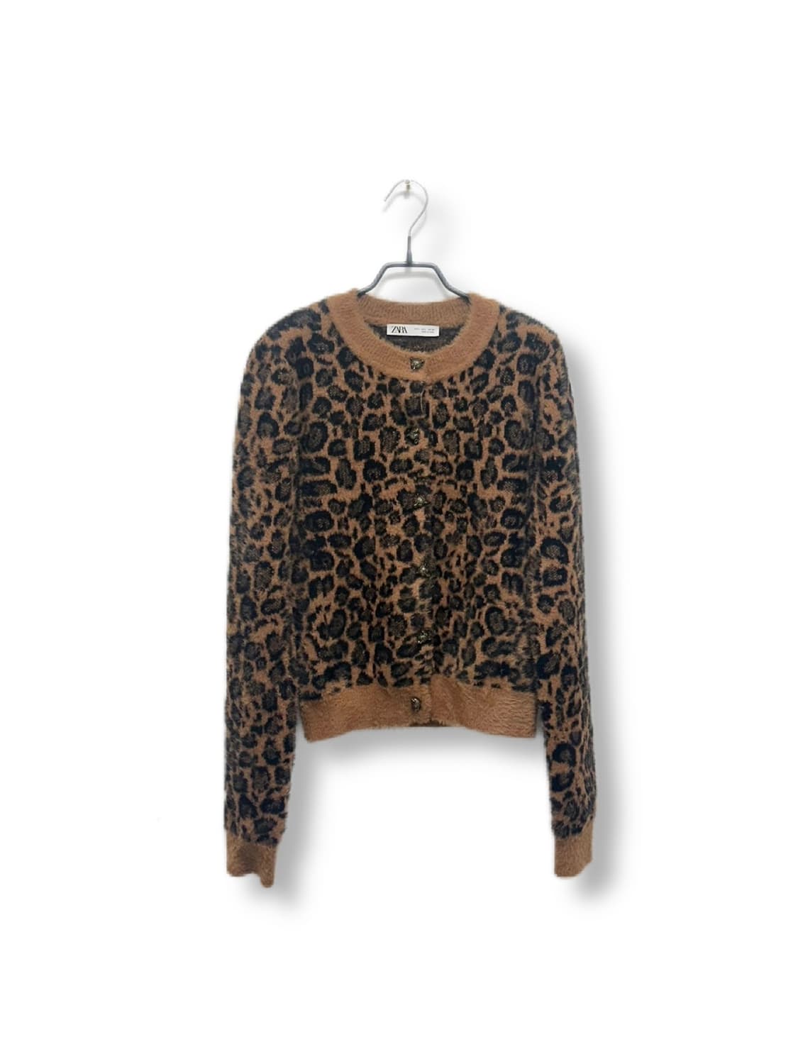 자라 zara 레오파드 호피 가디건 상품이미지2