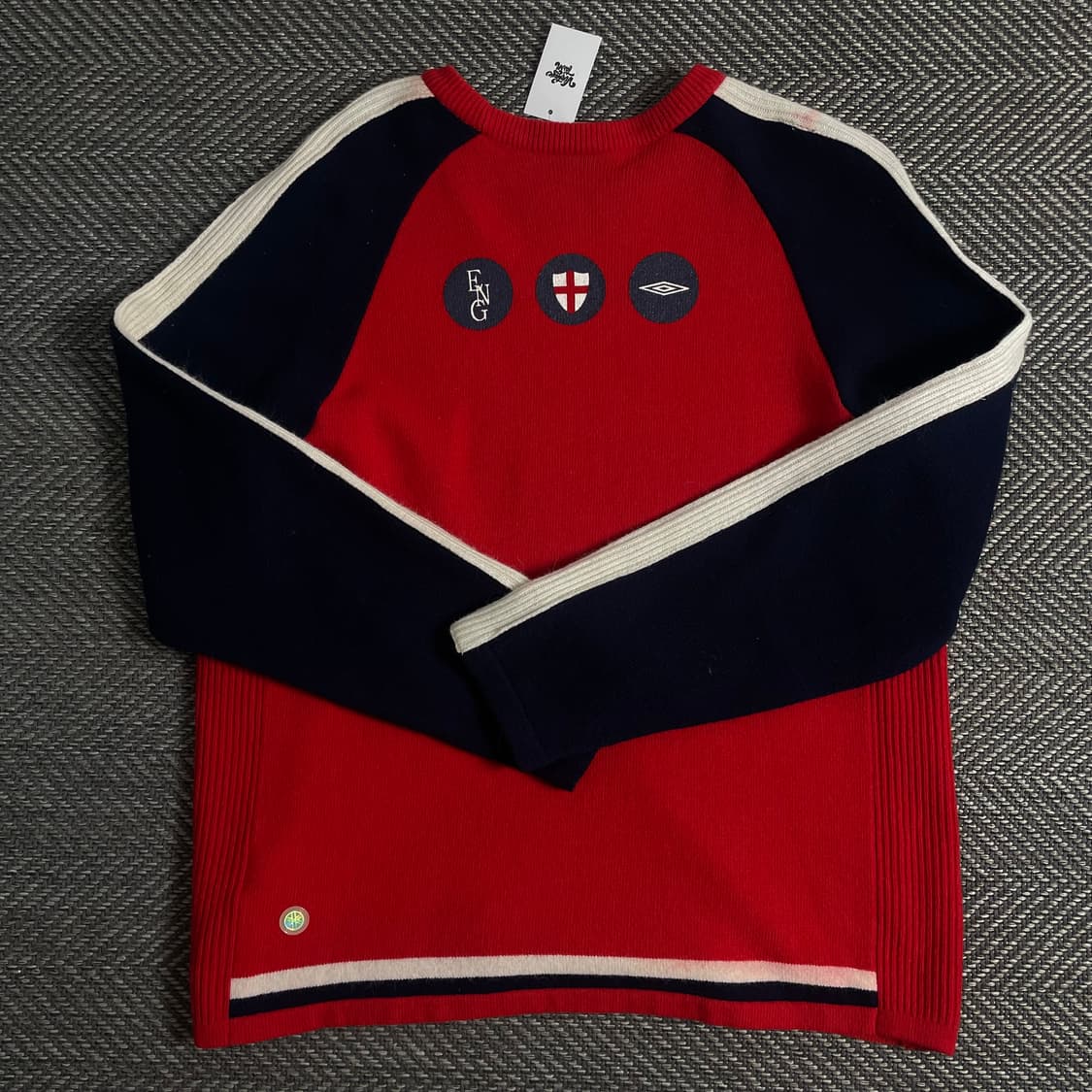 00s 엄브로 잉글랜드 국대 레트로 니트 y 3522 상품이미지6