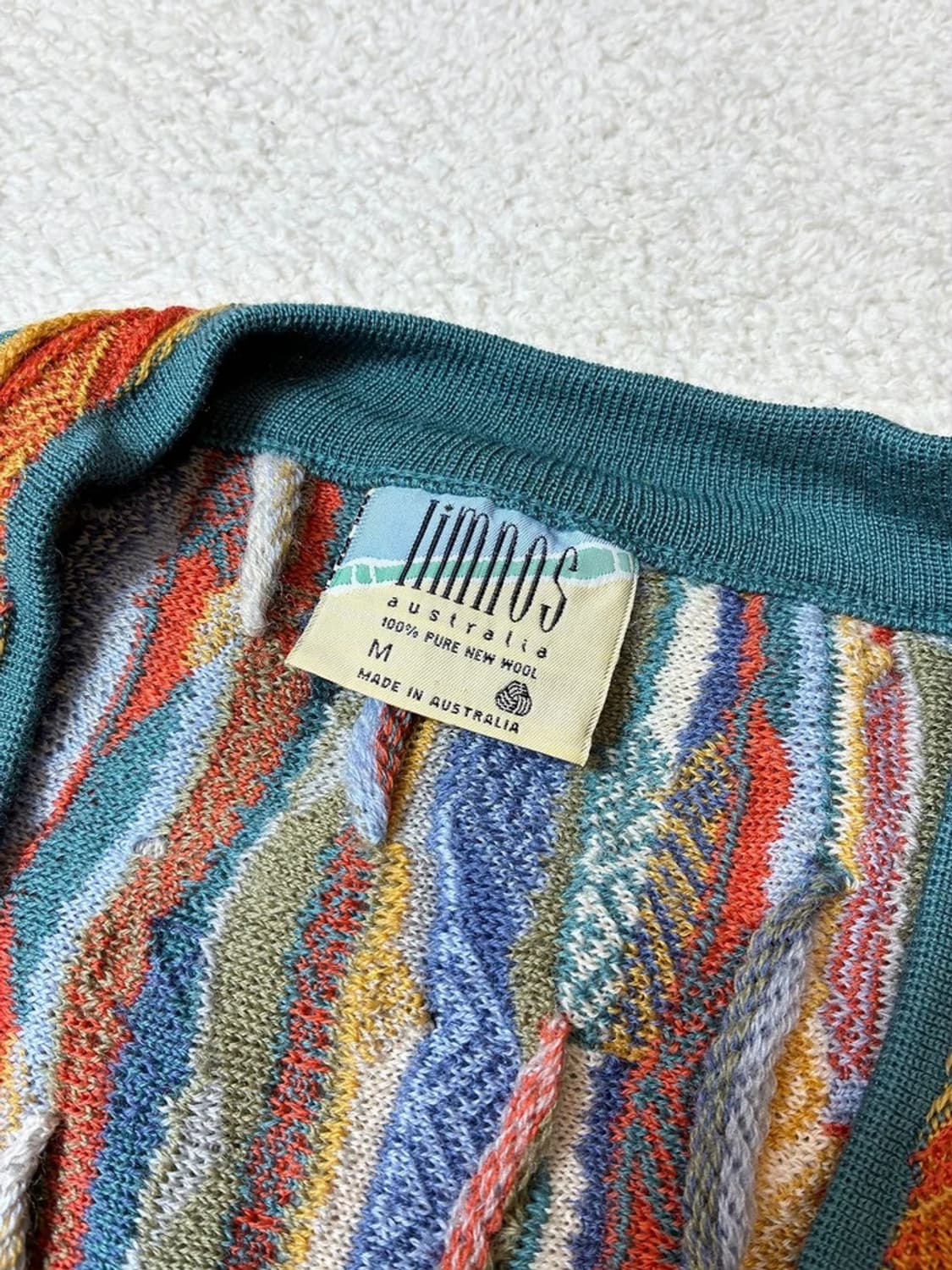 림노스 90's 3D 케이블 크롭 울 니트 가디건 PN6981 상품이미지6