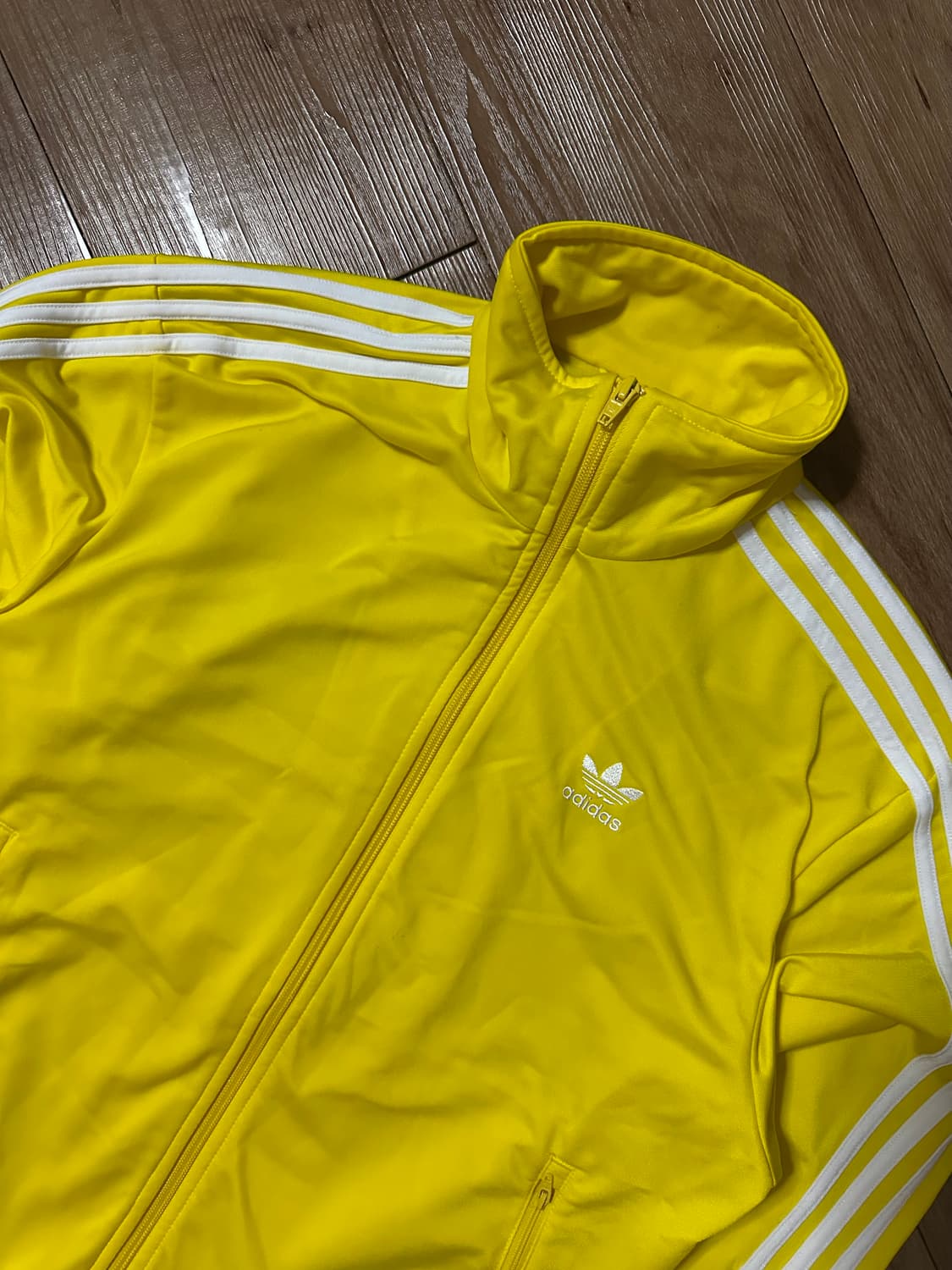아디다스 파이어버드 옐로우 트랙탑 L 판매 상품이미지2