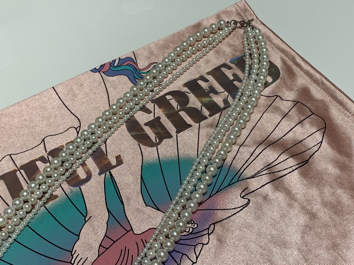 주문제작) 3피스 레이어드 진주 목걸이 상품이미지4