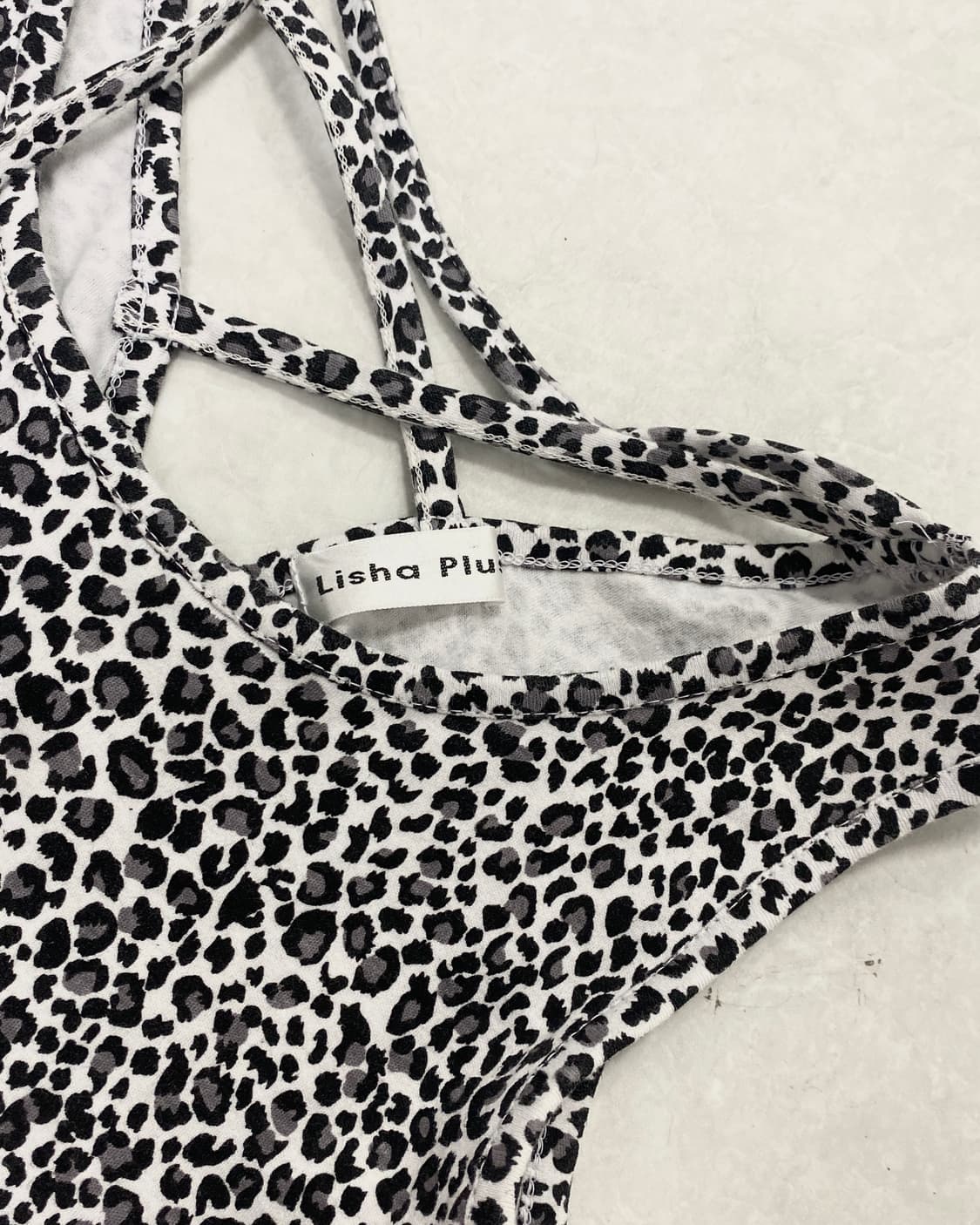 Leopard Cross-Bac Sleeveless Top 상품이미지7