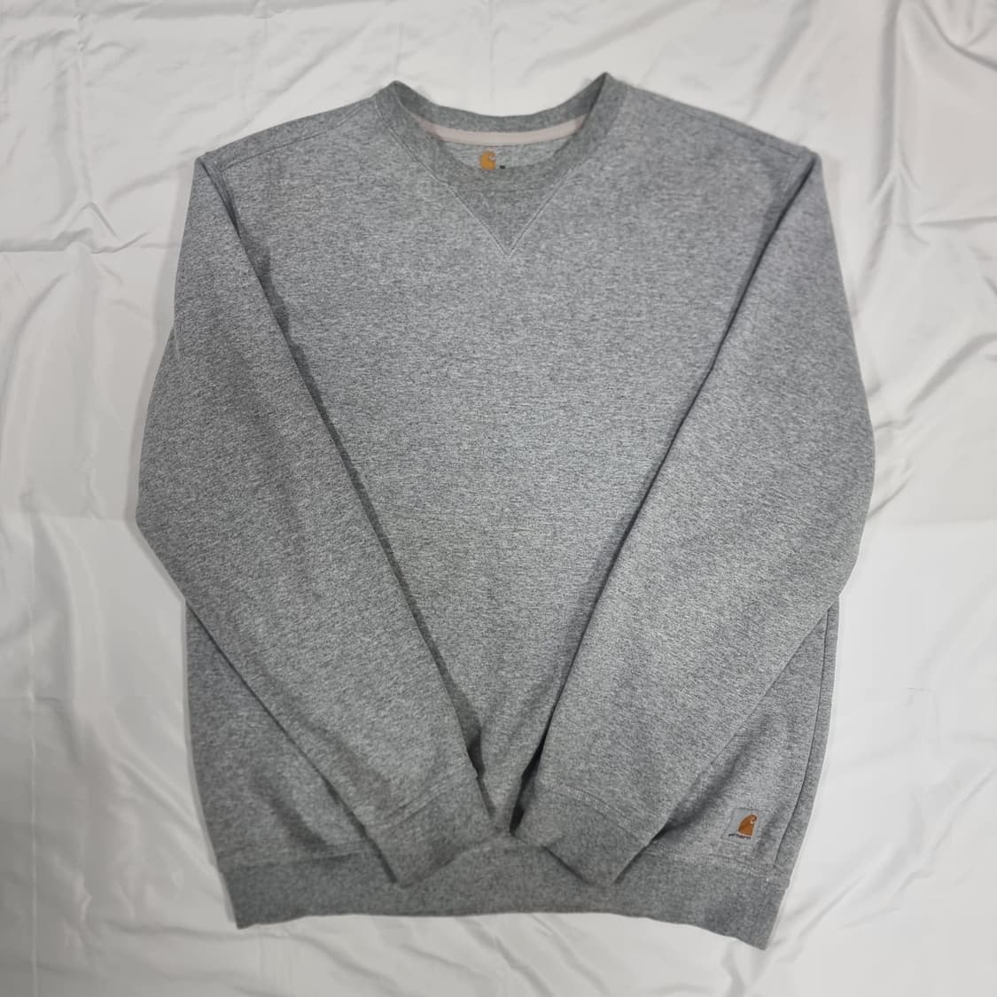 칼하트 그레이 기모 맨투맨 상품이미지3