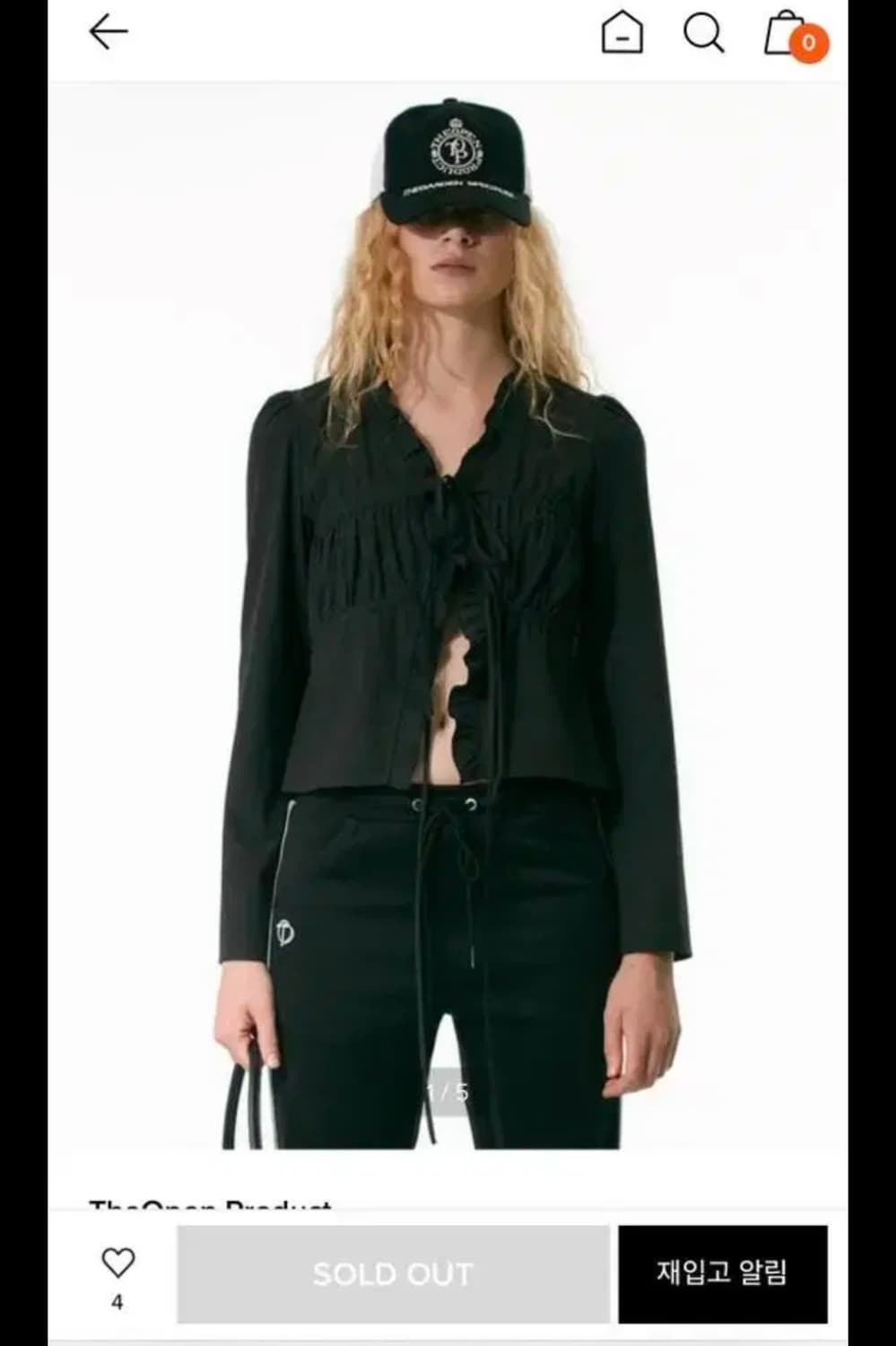 더오픈프로덕트 Ruffled cotton 상품이미지1