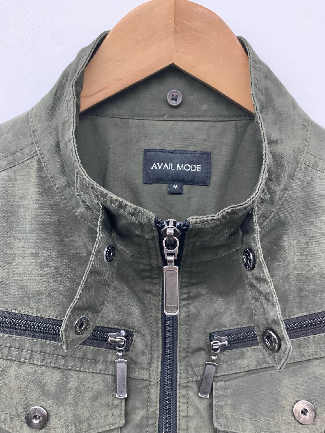 Avail mode 밀리터리 라이더 자켓 상품이미지5