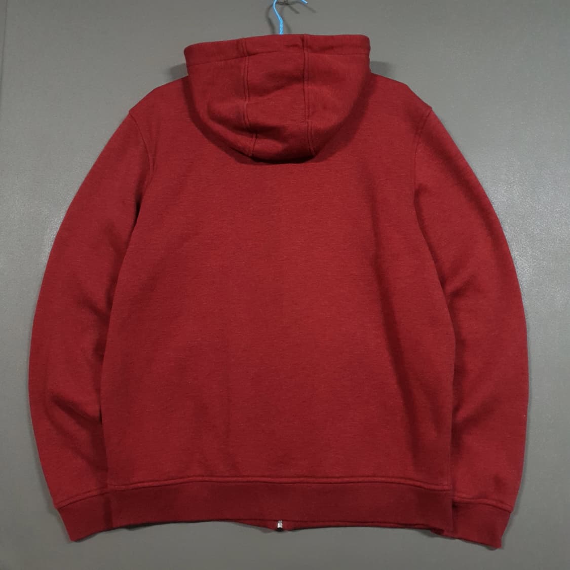 새제품급) 라코스테 크록 코튼 플리스 후드 집업 자켓 버건디 국내 105 상품이미지8