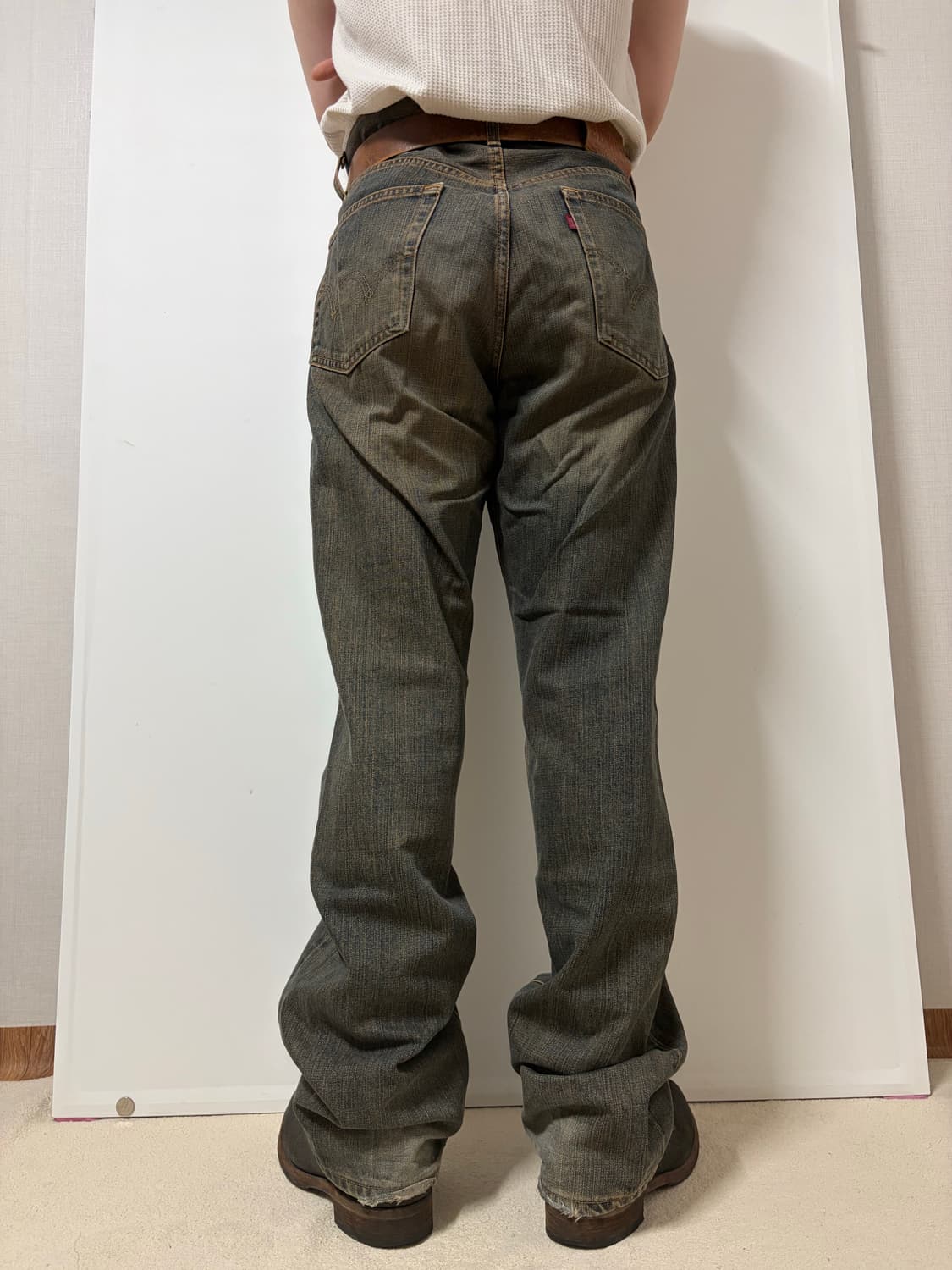 EDWIN DIRTY WASH DENIM JEANS 상품이미지3