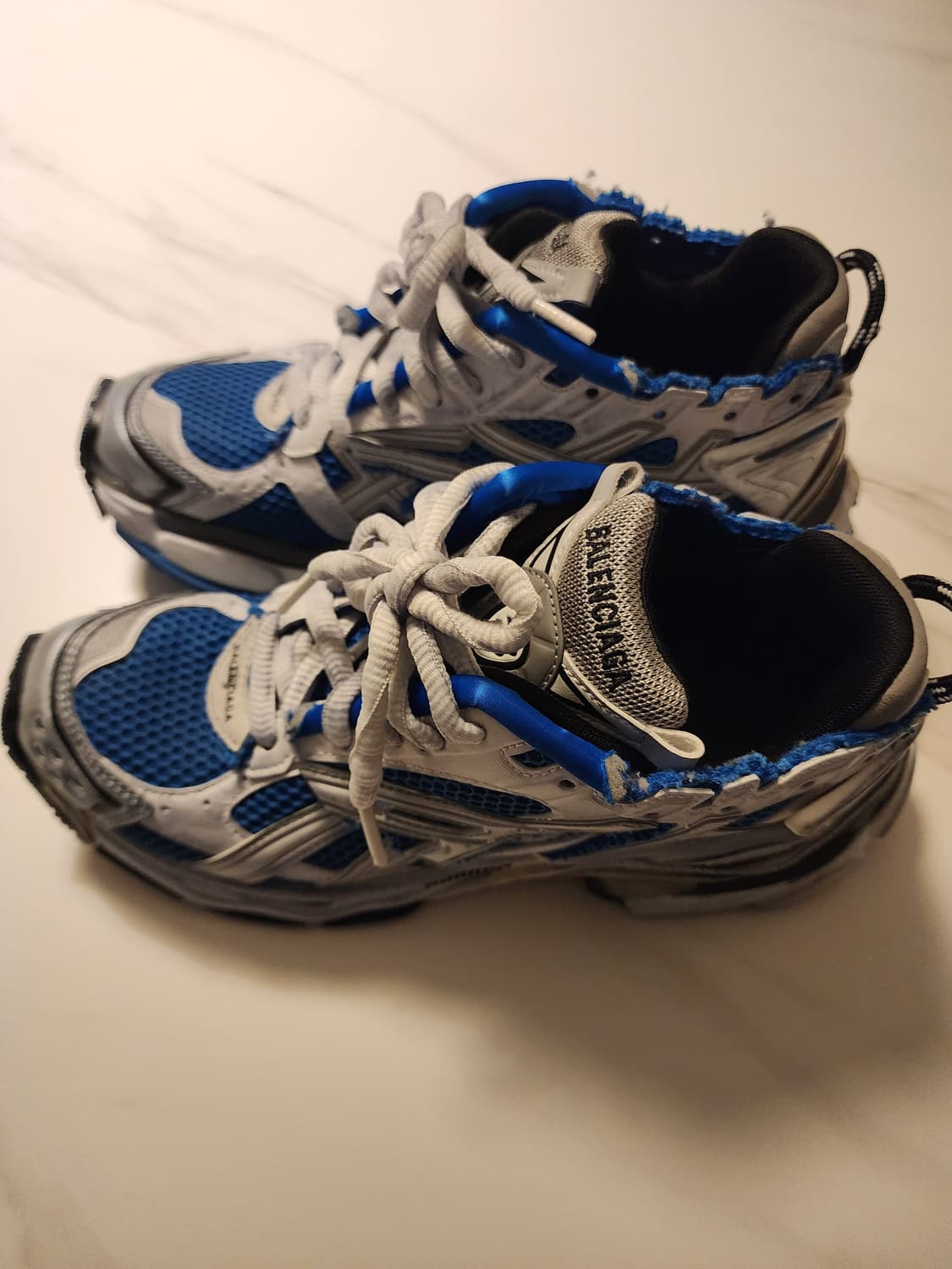 [39]발렌시아가 러너 스니커즈 블루 화이트 상품이미지2