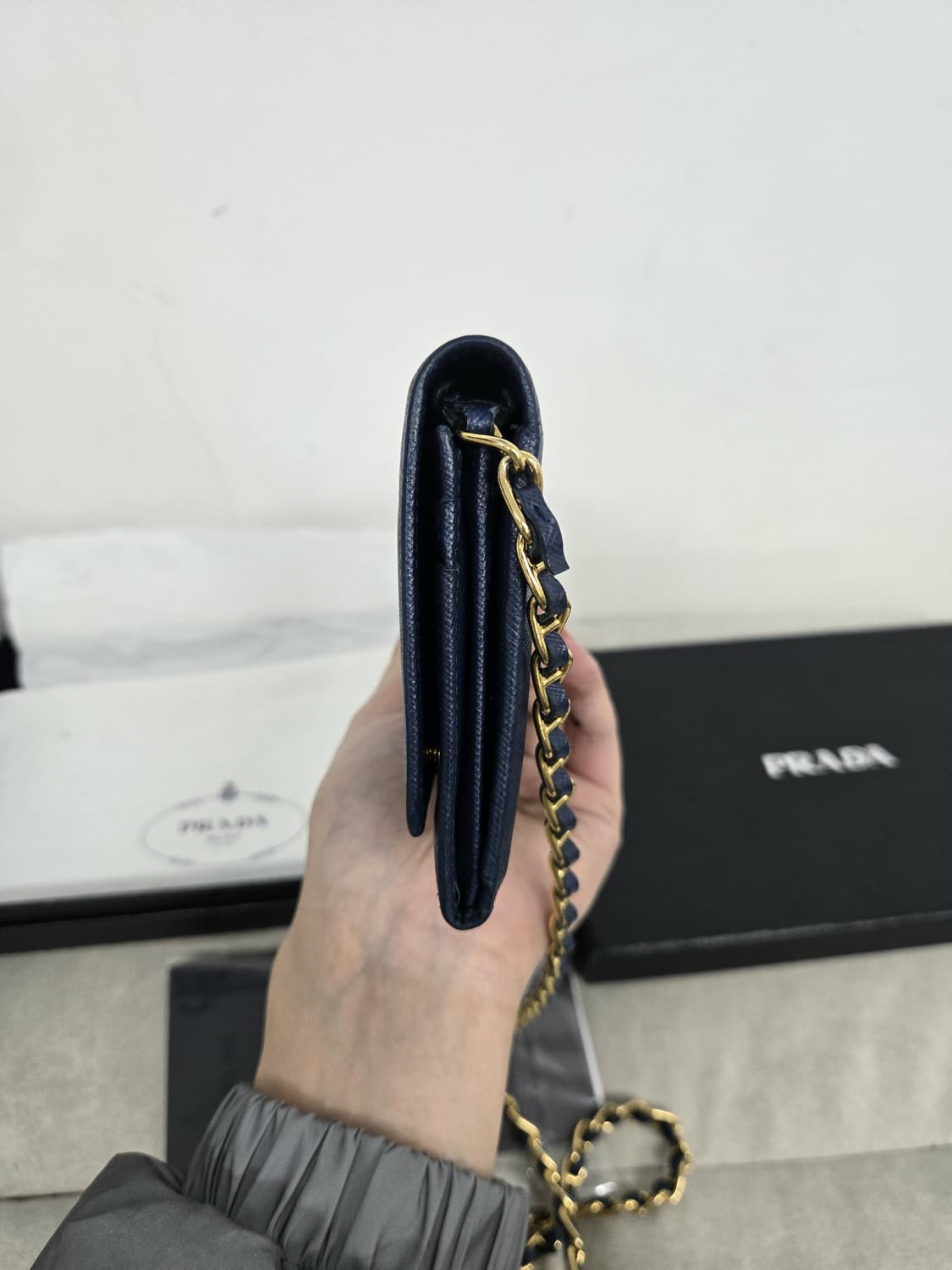 [보증서 정품]프라다 사피아노 크로스백 상품이미지4