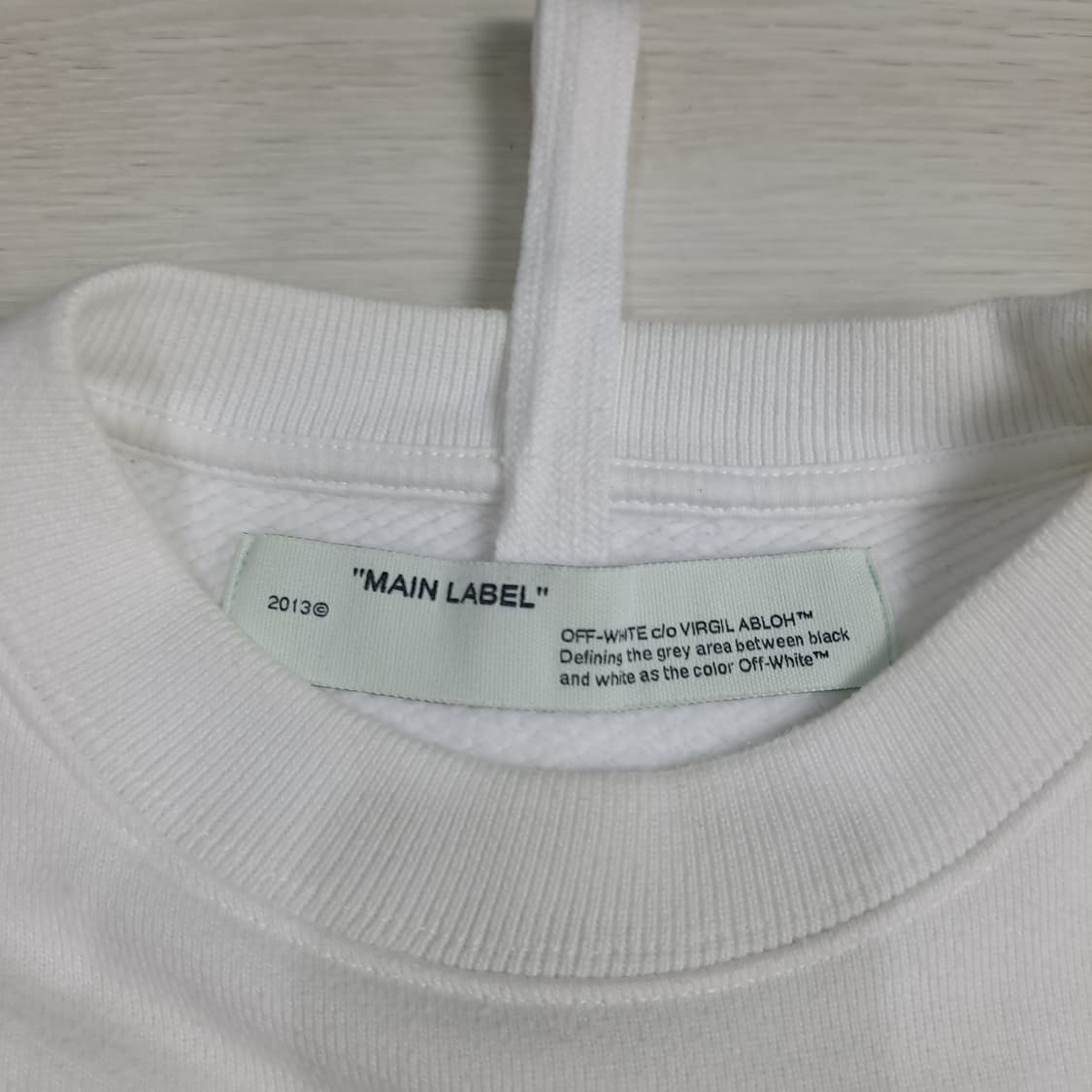 OFF WHITE 오프화이트 맨투맨 xs 상품이미지4