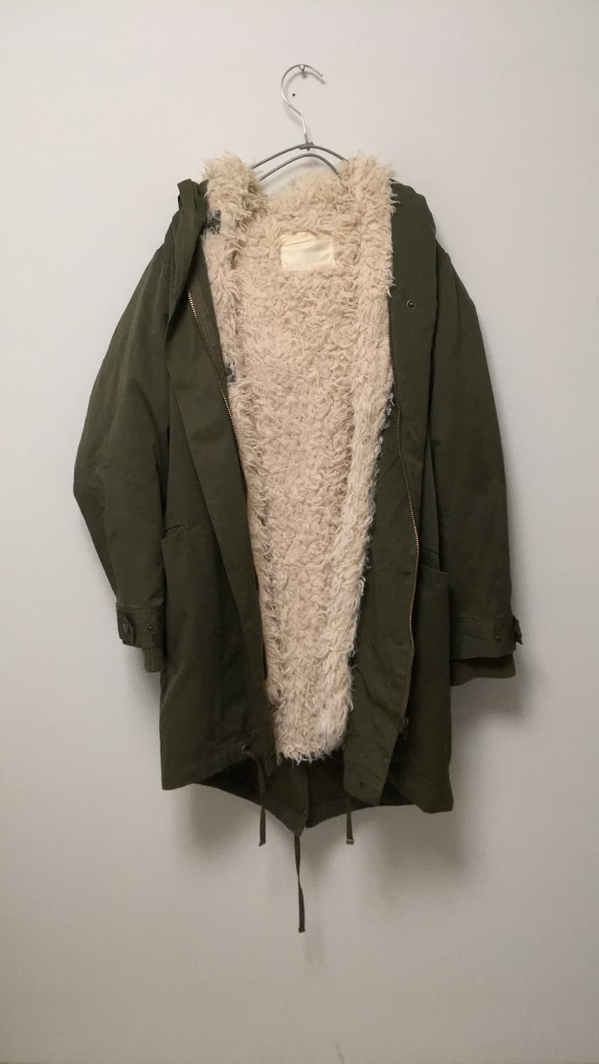 지나시스 카키 퍼 야상 상품이미지2