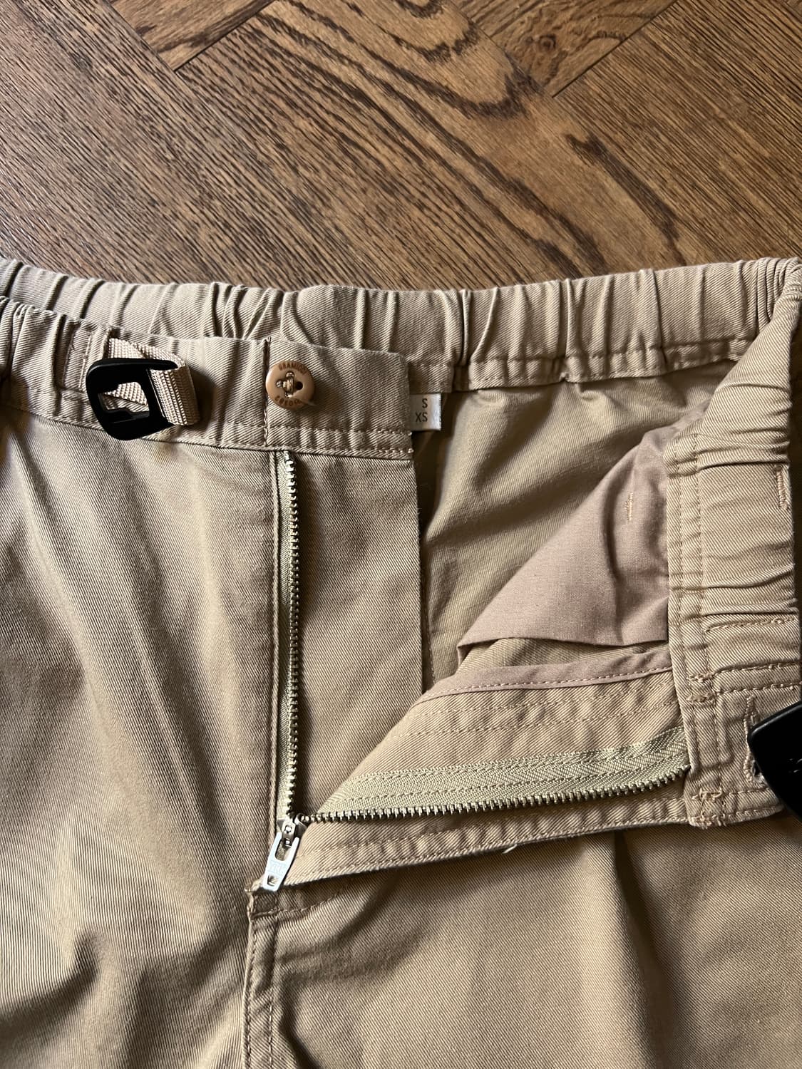 [S]그라미치 X BEAMS 아이보리 밴딩 코튼 팬츠 상품이미지5