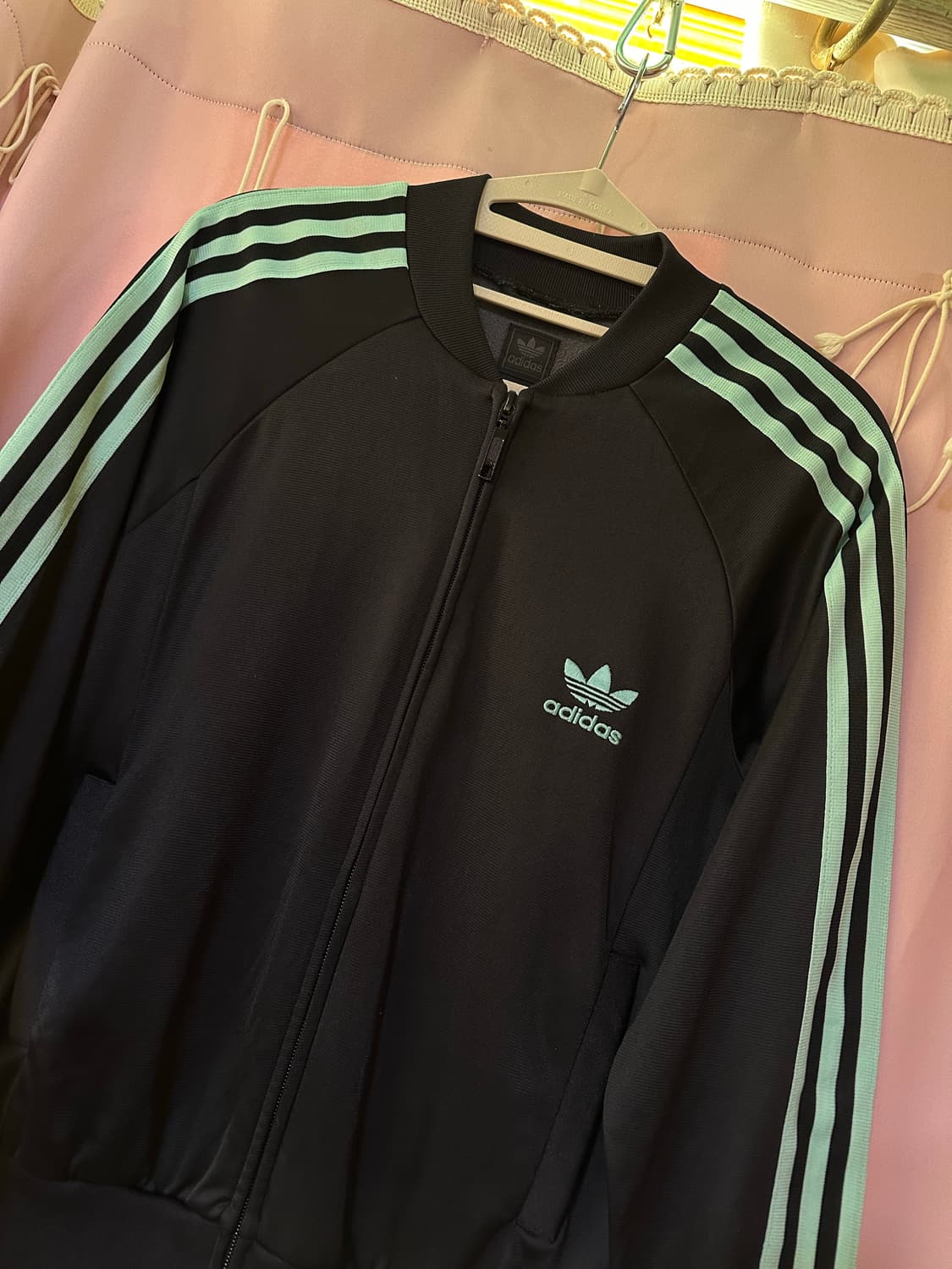 아디다스져지 아디다스 수퍼스타 걸 트랙탑 아디다스 불꽃 파이어버드 민트 상품이미지2