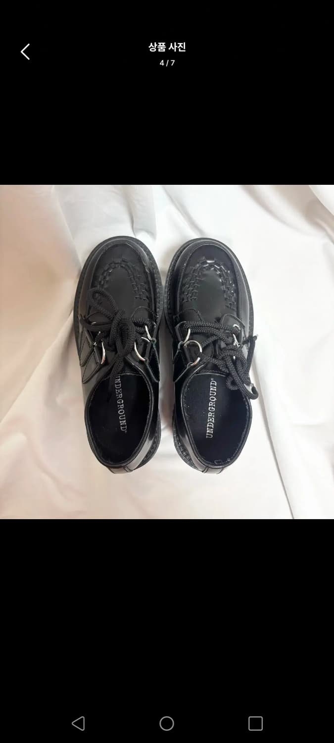 언더그라운드 클리퍼 통굽 키높이 구두 로퍼 상품이미지4